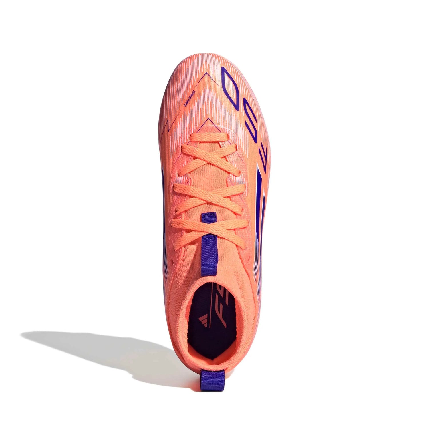 adidas JR F50 League Mid Firm-Multi Ground Soccer Cleats - Coral Blaze Pack (FA25) (Top)