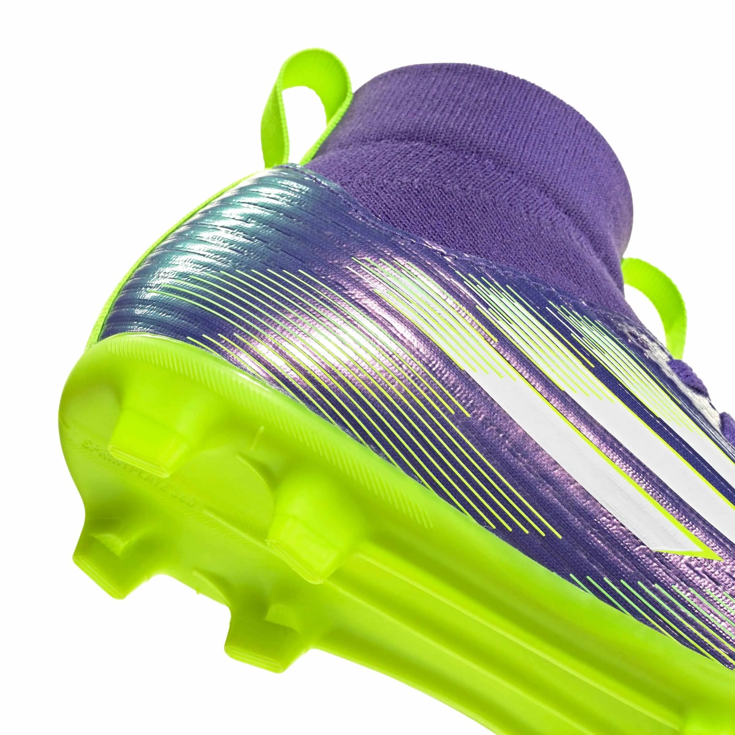 adidas JR F50 League Mid Firm-Multi Ground Soccer Cleats - Radiant Blaze Pack (FA25) (Detail 2)