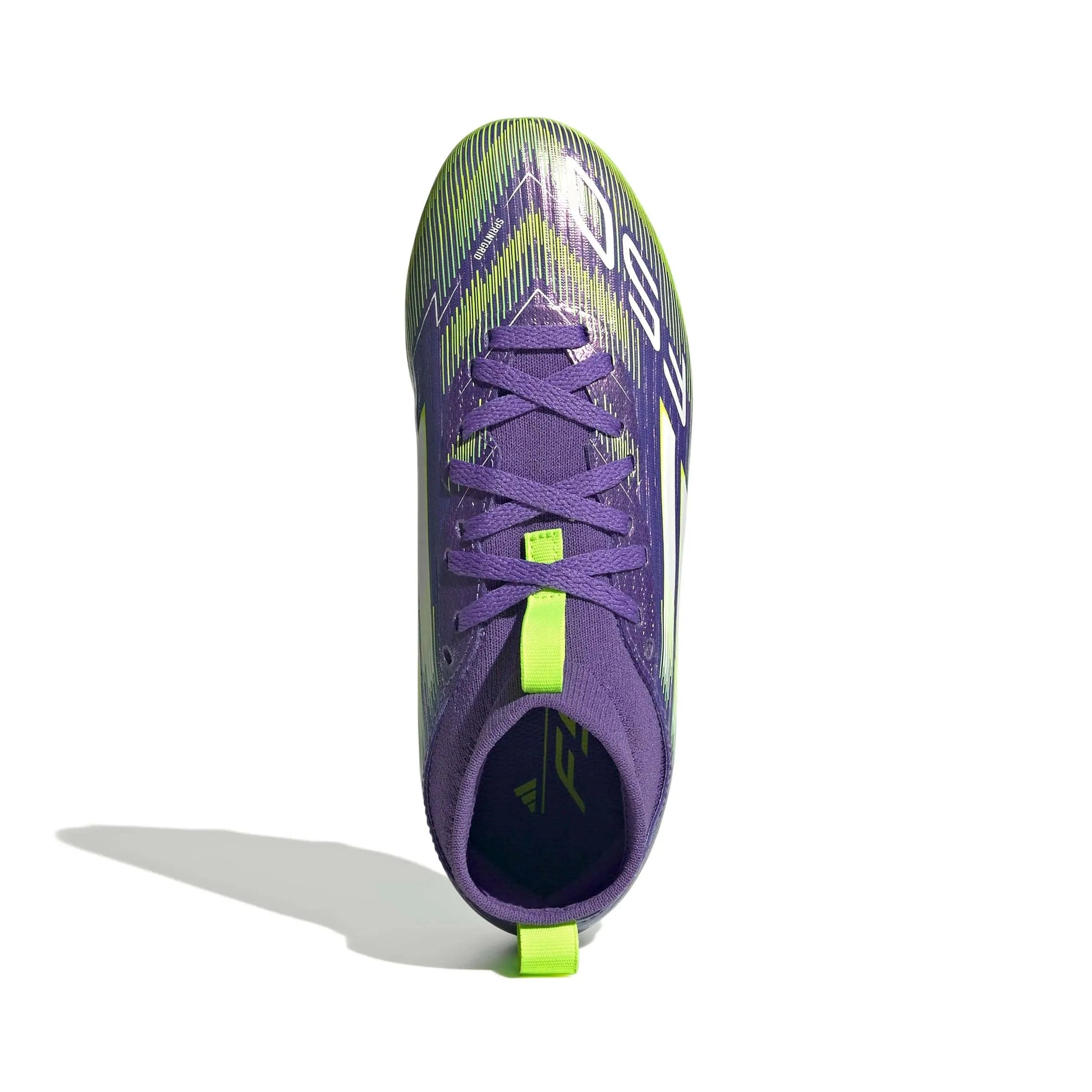 adidas JR F50 League Mid Firm-Multi Ground Soccer Cleats - Radiant Blaze Pack (FA25) (Top)