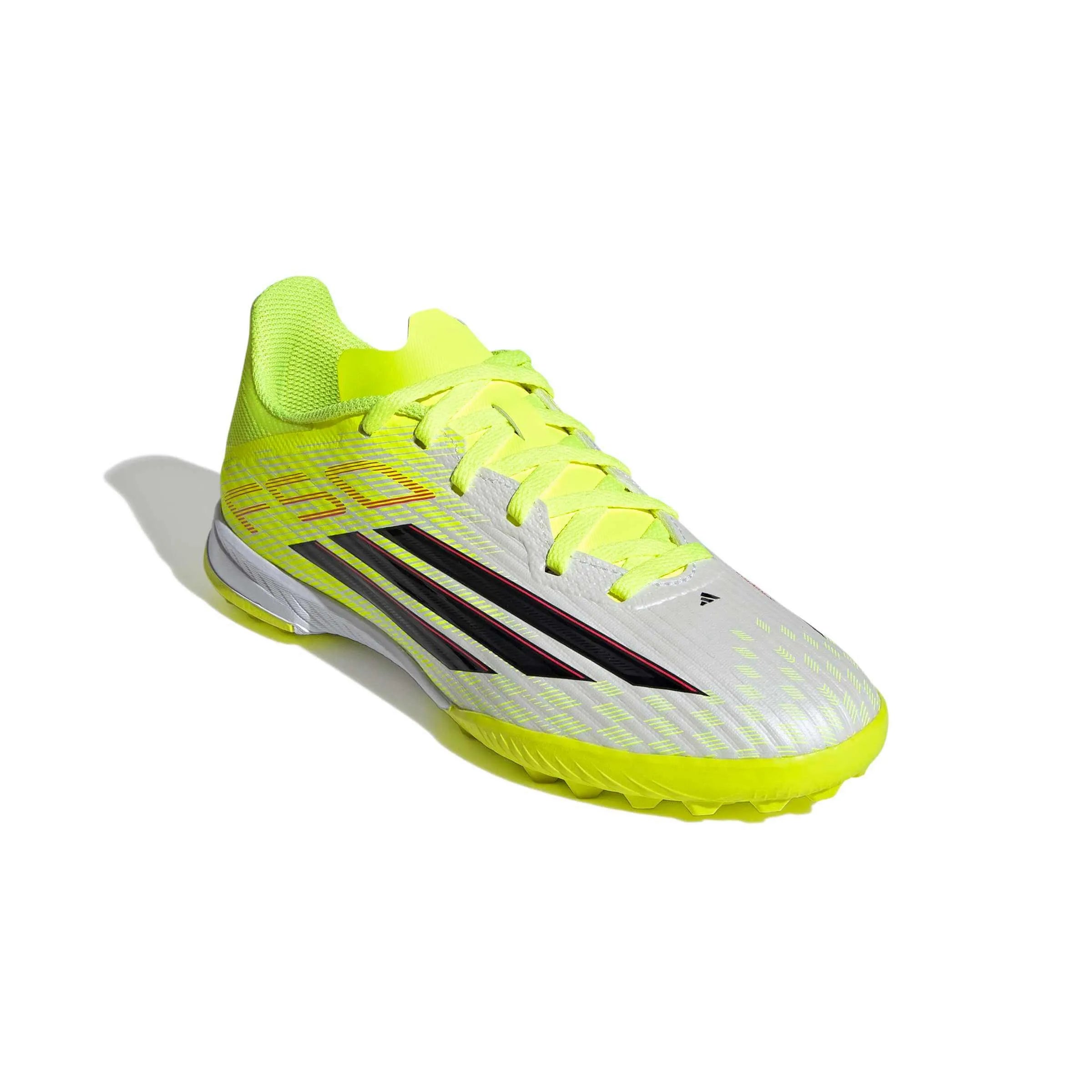adidas JR F50 League Turf Soccer Shoes - Born For Goals Pack (SP26) (Lateral - Front)