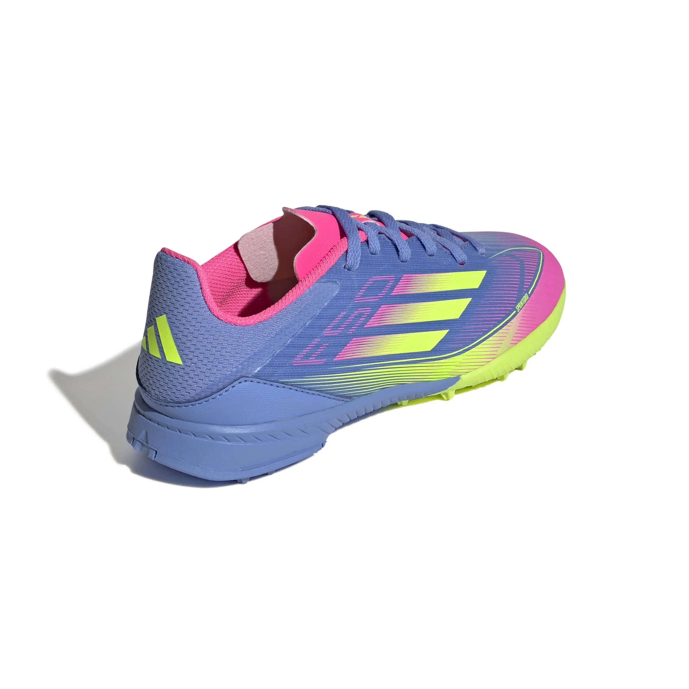adidas JR F50 League Turf Soccer Shoes - Celestial Victory Pack (SP25) (Lateral - Back)
