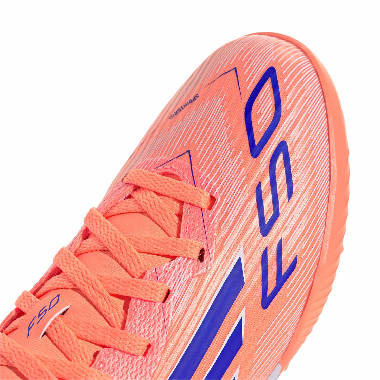 adidas JR F50 League Turf Soccer Shoes - Coral Blaze Pack (FA25) (Detail 1)