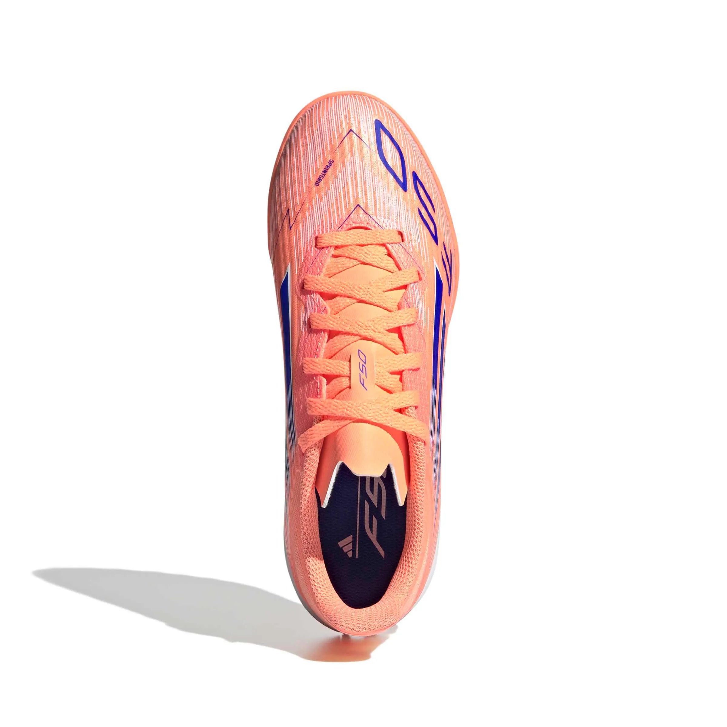 adidas JR F50 League Turf Soccer Shoes - Coral Blaze Pack (FA25) (Top)