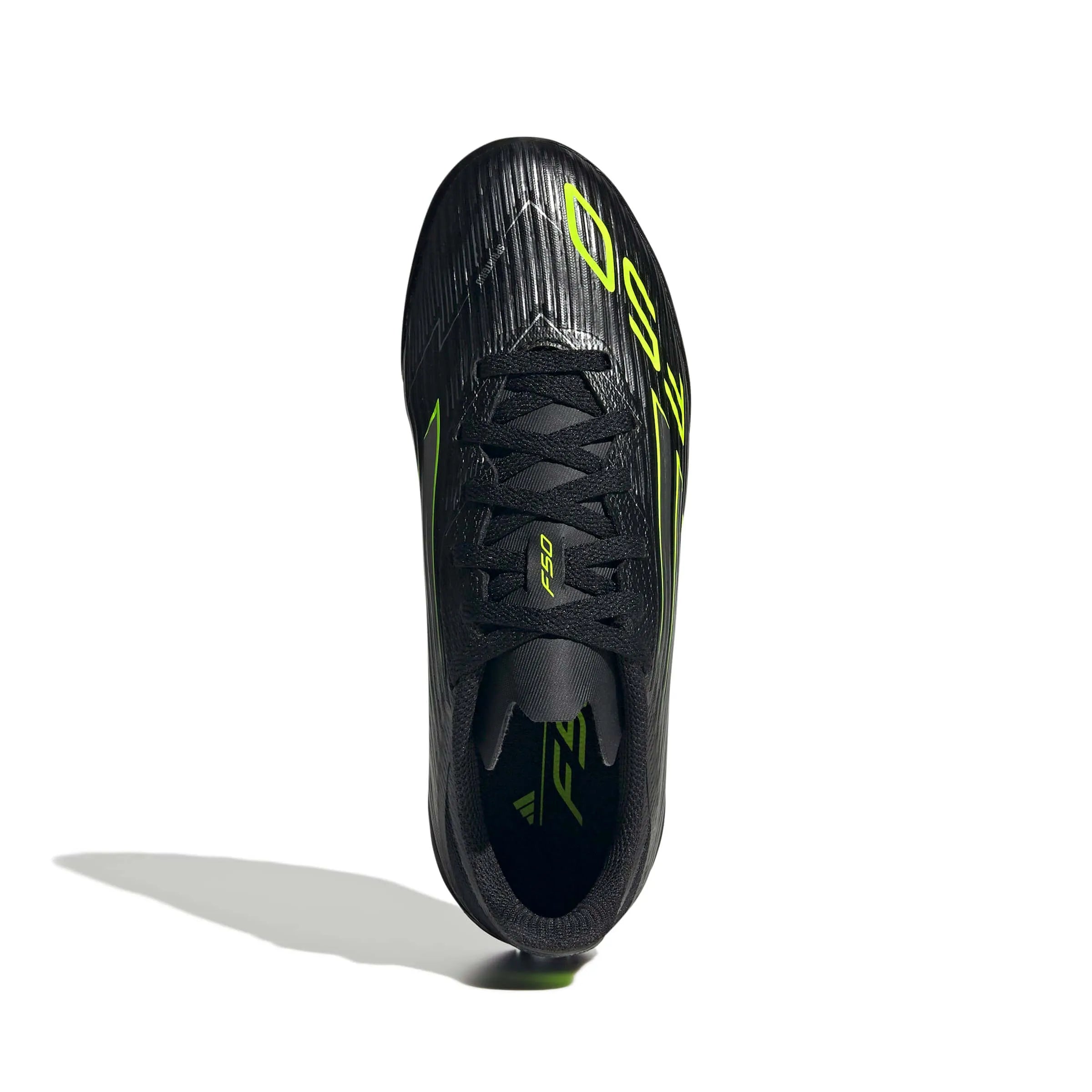 adidas JR F50 League Turf Soccer Shoes - Electric Stealth Pack (FA25) (Top)