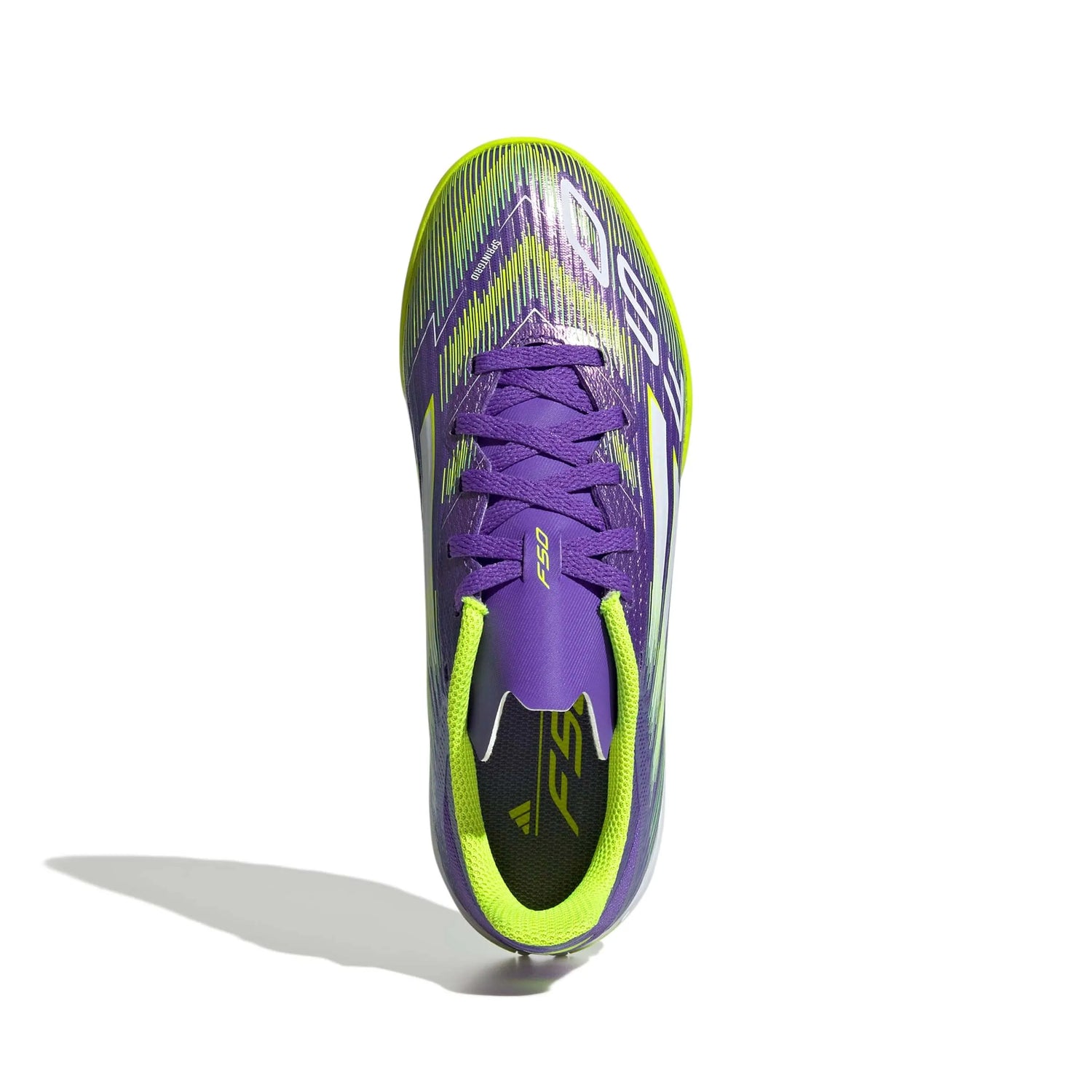 adidas JR F50 League Turf Soccer Shoes - Radiant Blaze Pack (FA25) (Top)