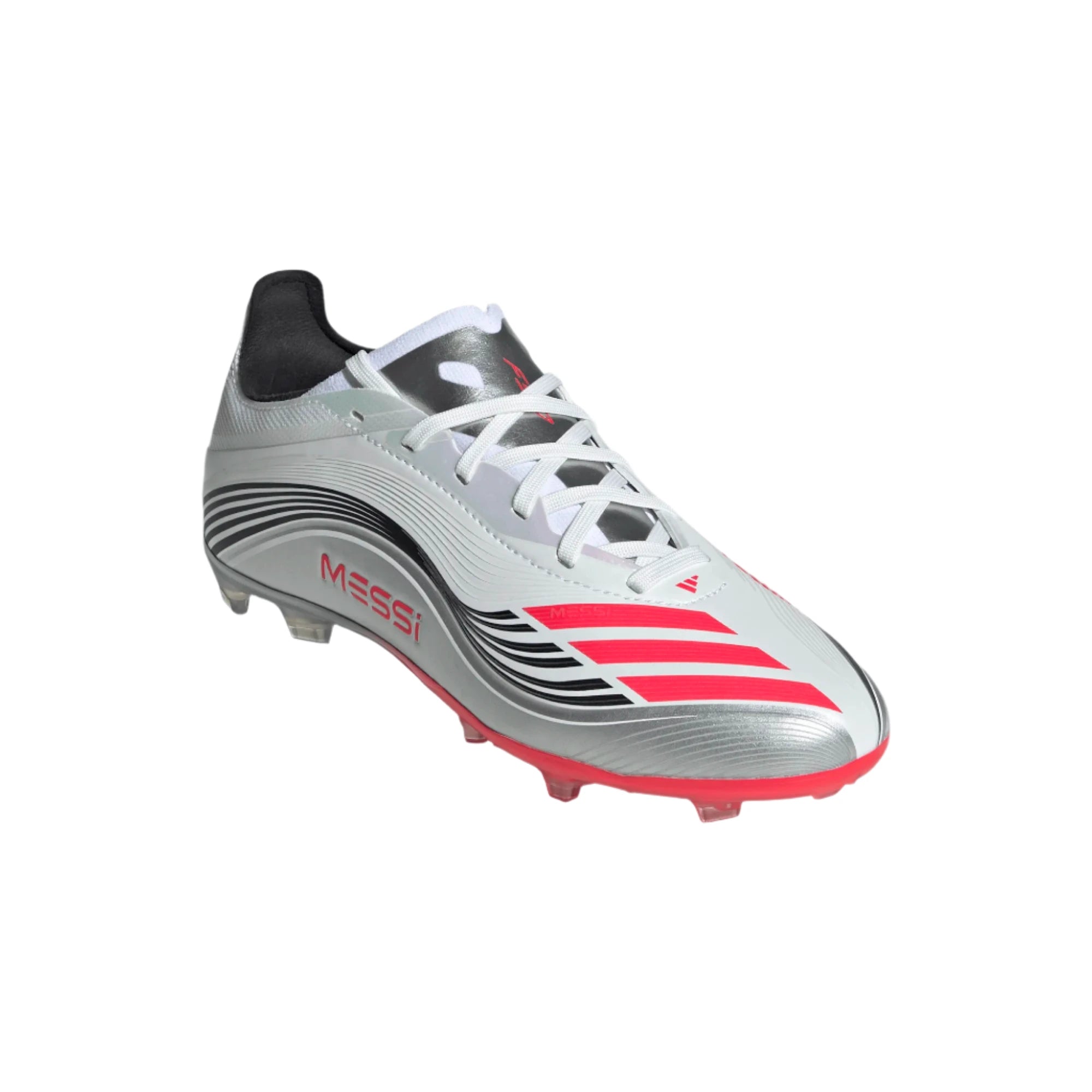 adidas JR F50 Messi Elite Firm Ground Soccer Cleats - Messi Prestig 10 (FA25) (Lateral - Front)