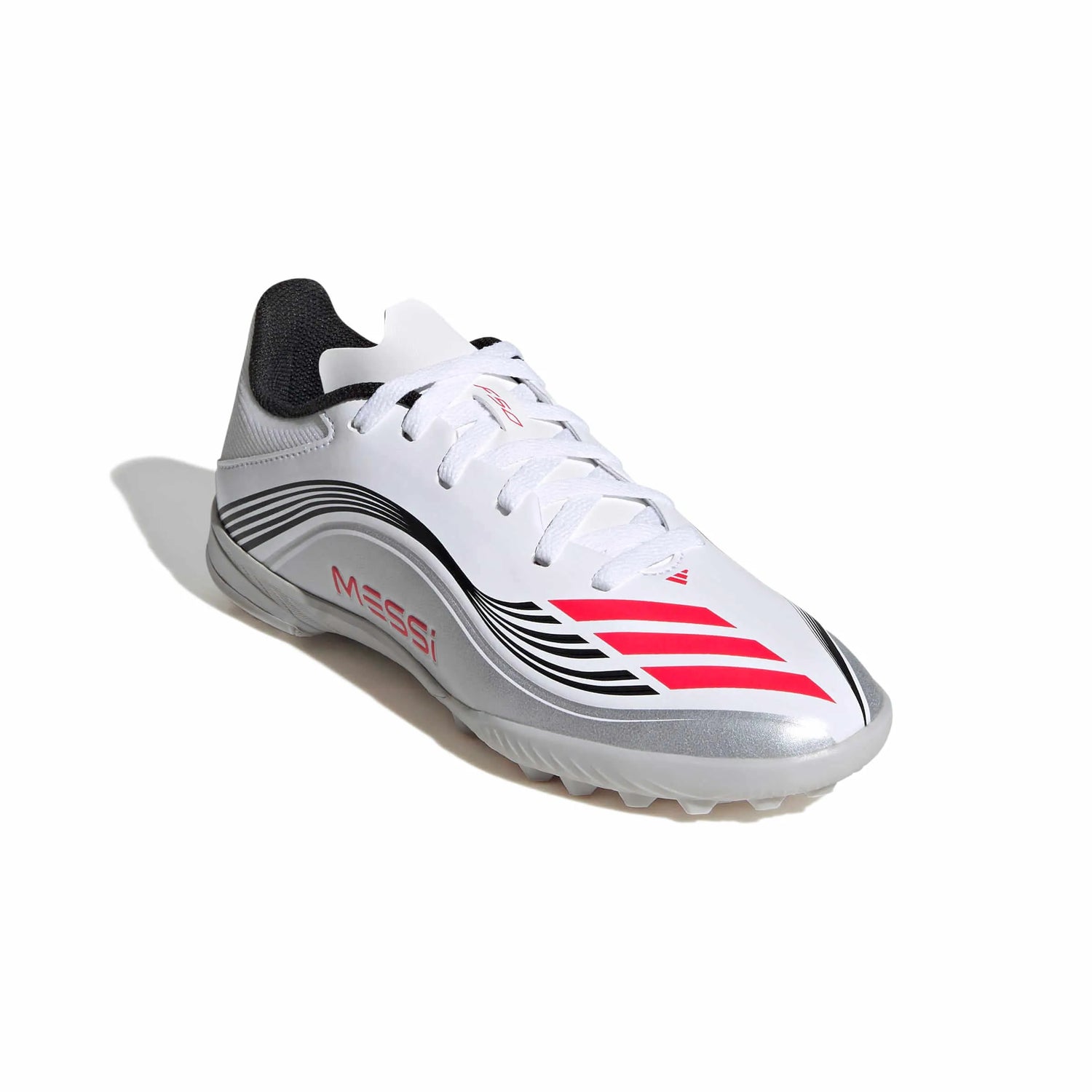 adidas JR F50 Messi League Turf Soccer Shoes - Messi Prestig 10 (FA25) (Lateral - Front)