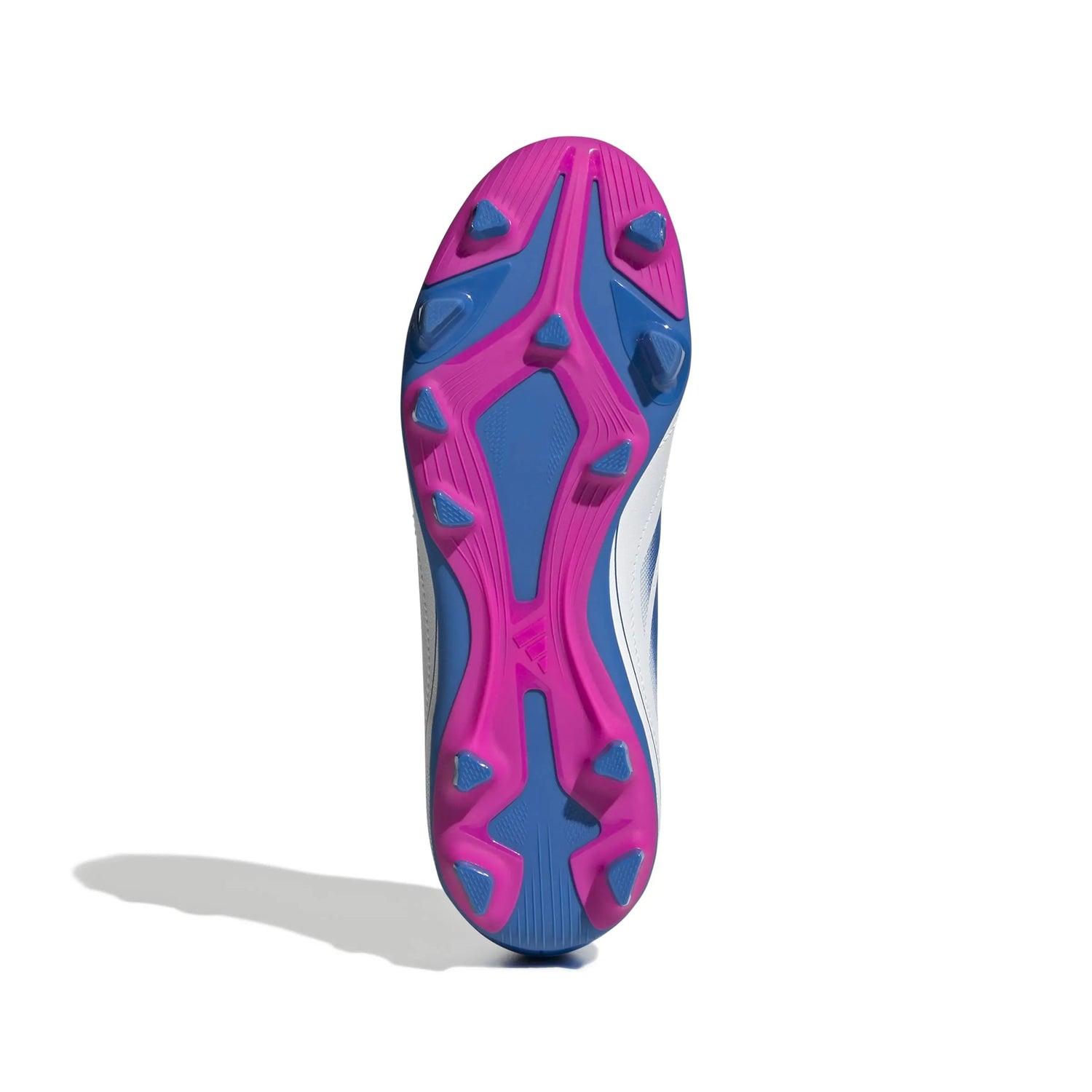 adidas JR Goletto IX Firm/Multi Ground Soccer Cleats Cloud White / Bright Royal / Team Shock Pink 2 (Bottom)