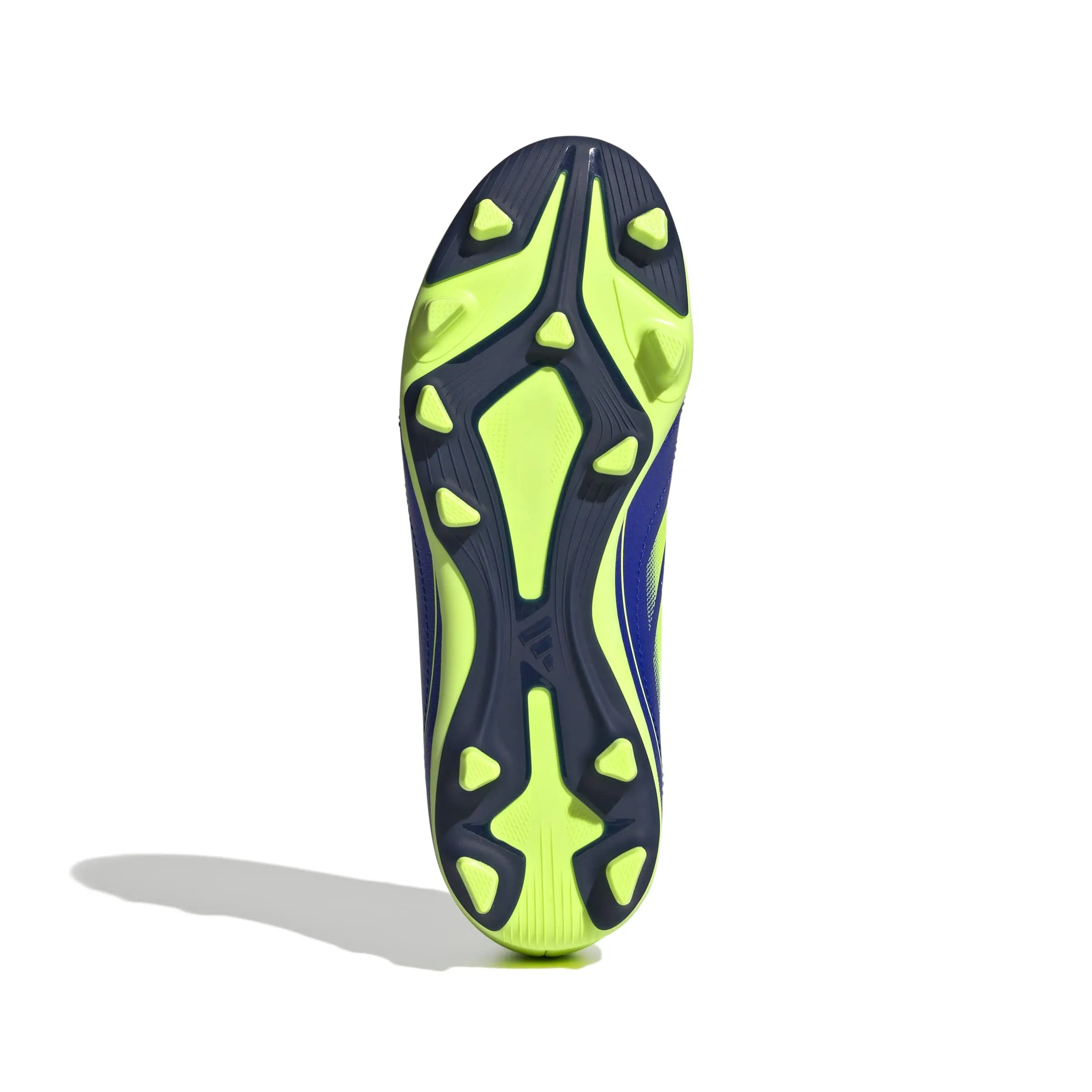 adidas JR Goletto IX Firm/Multi Ground Soccer Cleats Lucid Blue / Lucid Lemon / Dark Blue (Bottom)