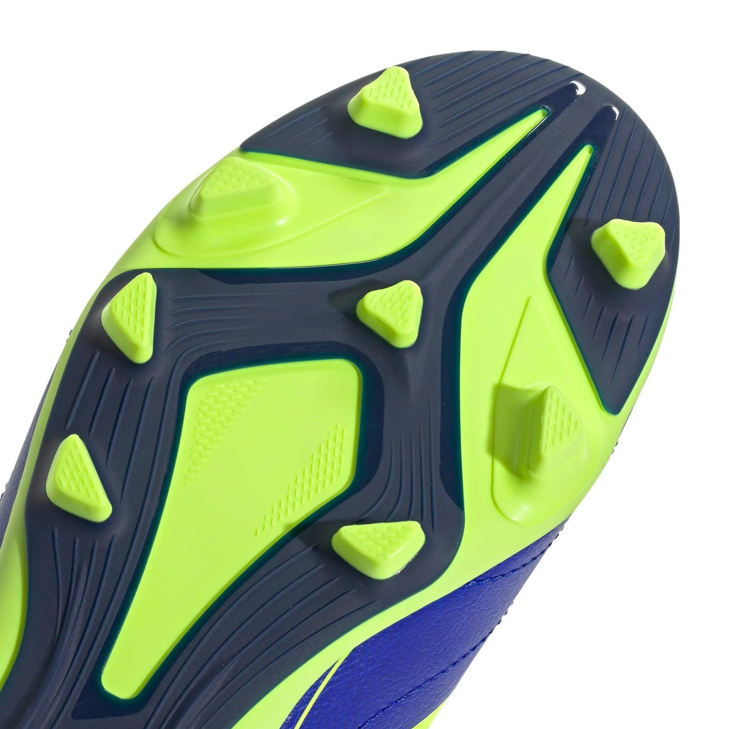adidas JR Goletto IX Firm/Multi Ground Soccer Cleats Lucid Blue / Lucid Lemon / Dark Blue (Detail 2)