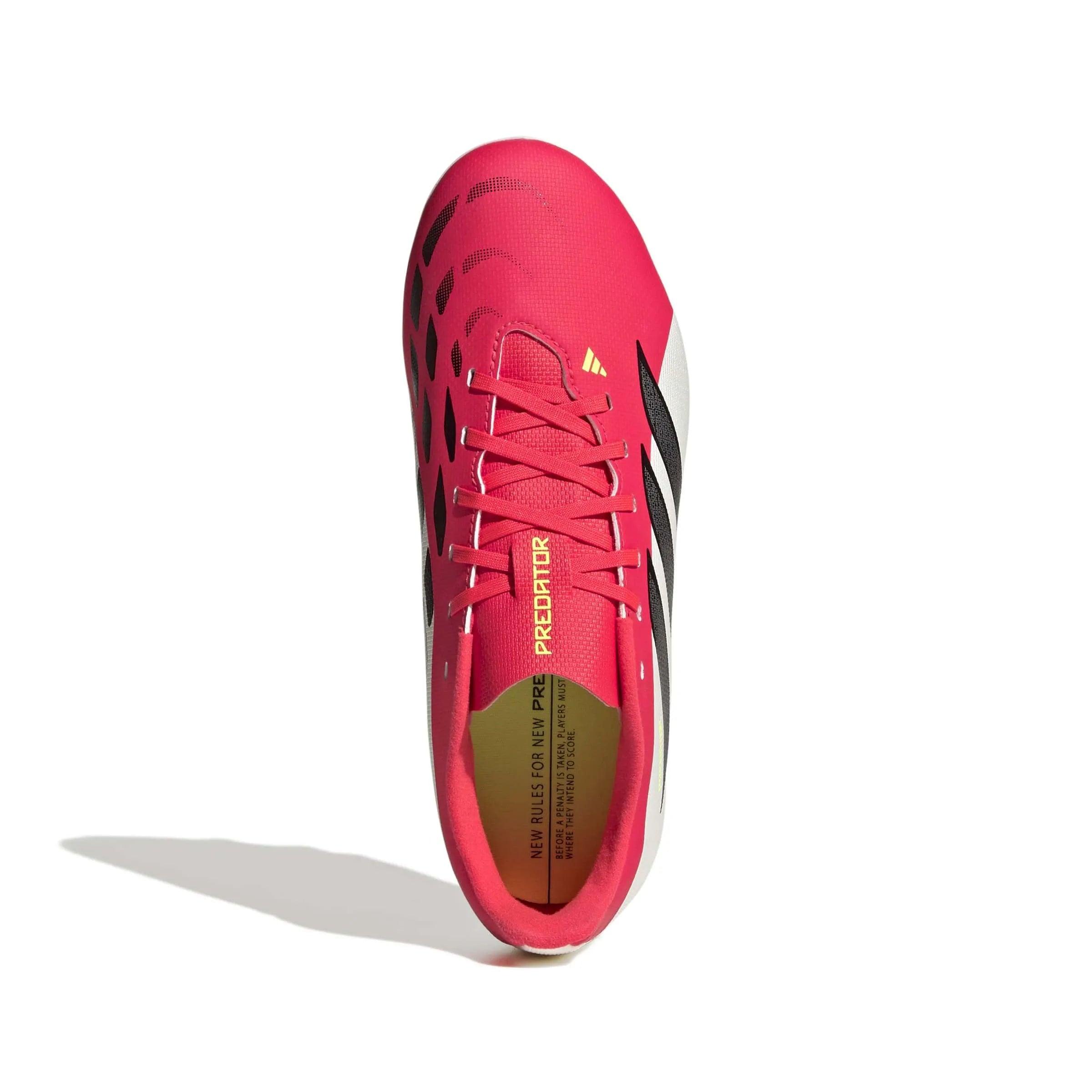 adidas Predator Club Kids' FG Soccer Cleats, Size 4, Red/White