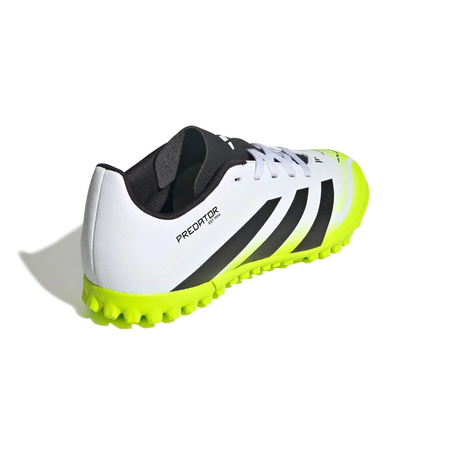 adidas JR Predator Club Turf Soccer Shoes - Radiant Blaze Pack (FA25) (Lateral - Back)
