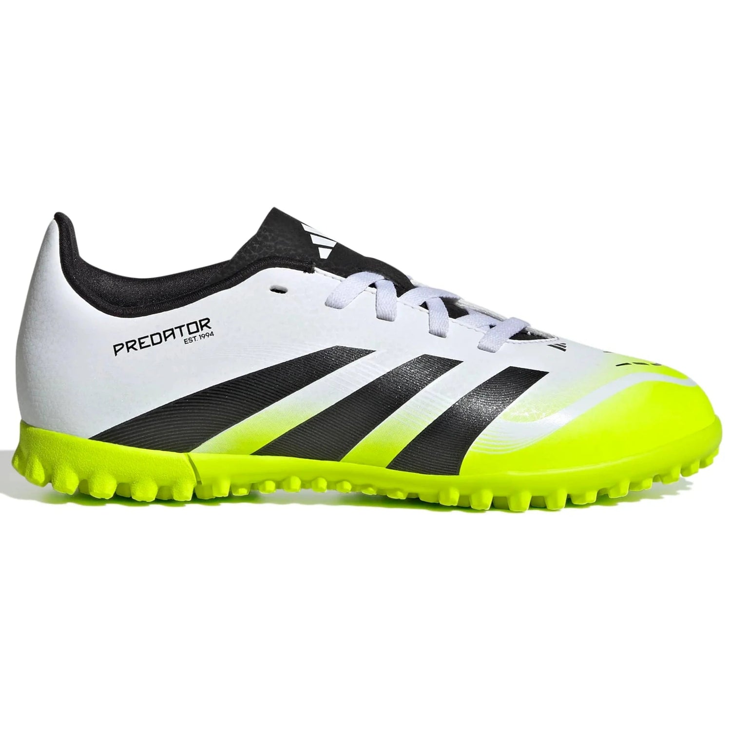 adidas JR Predator Club Turf Soccer Shoes - Radiant Blaze Pack (FA25) (Side 1)