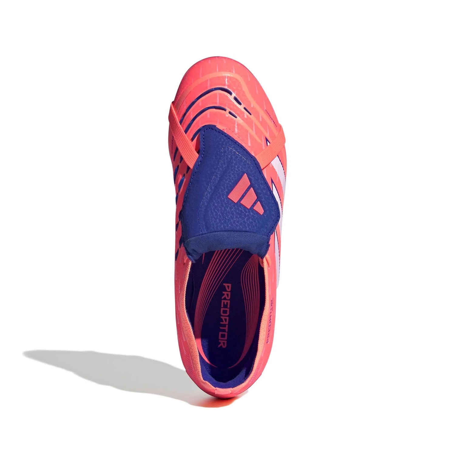 adidas JR Predator Elite Fold-Over Tongue Firm Ground Soccer Cleats - Coral Blaze Pack (FA25) (Top)