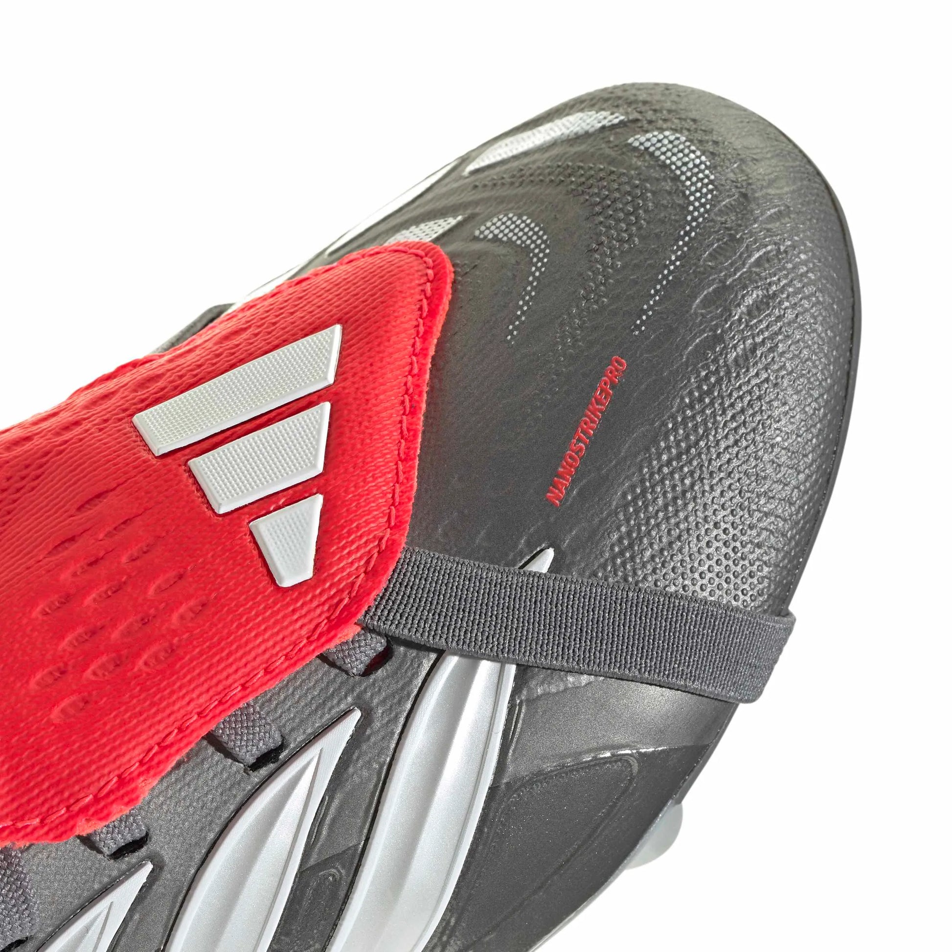 adidas JR Predator Elite Fold-Over Tongue Firm Ground Soccer Cleats - Finishers Steel Pack (SP26) (Detail 1)