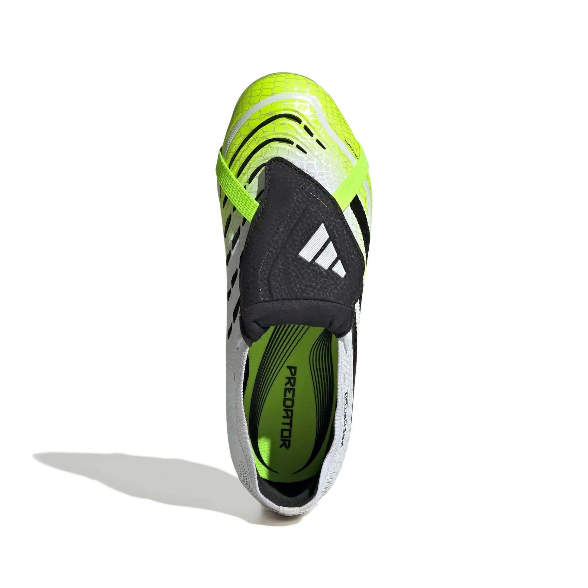 adidas JR Predator Elite Fold-Over Tongue Firm Ground Soccer Cleats - Radiant Blaze Pack (FA25) (Top)