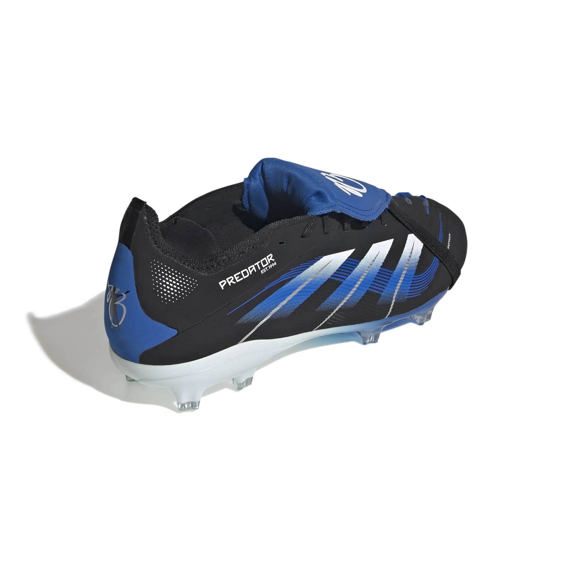 adidas JR Predator Elite JB Fold-Over Tongue Firm Ground Soccer Cleats - Bellingham Future Icon Pack (FA25) (Lateral - Back)