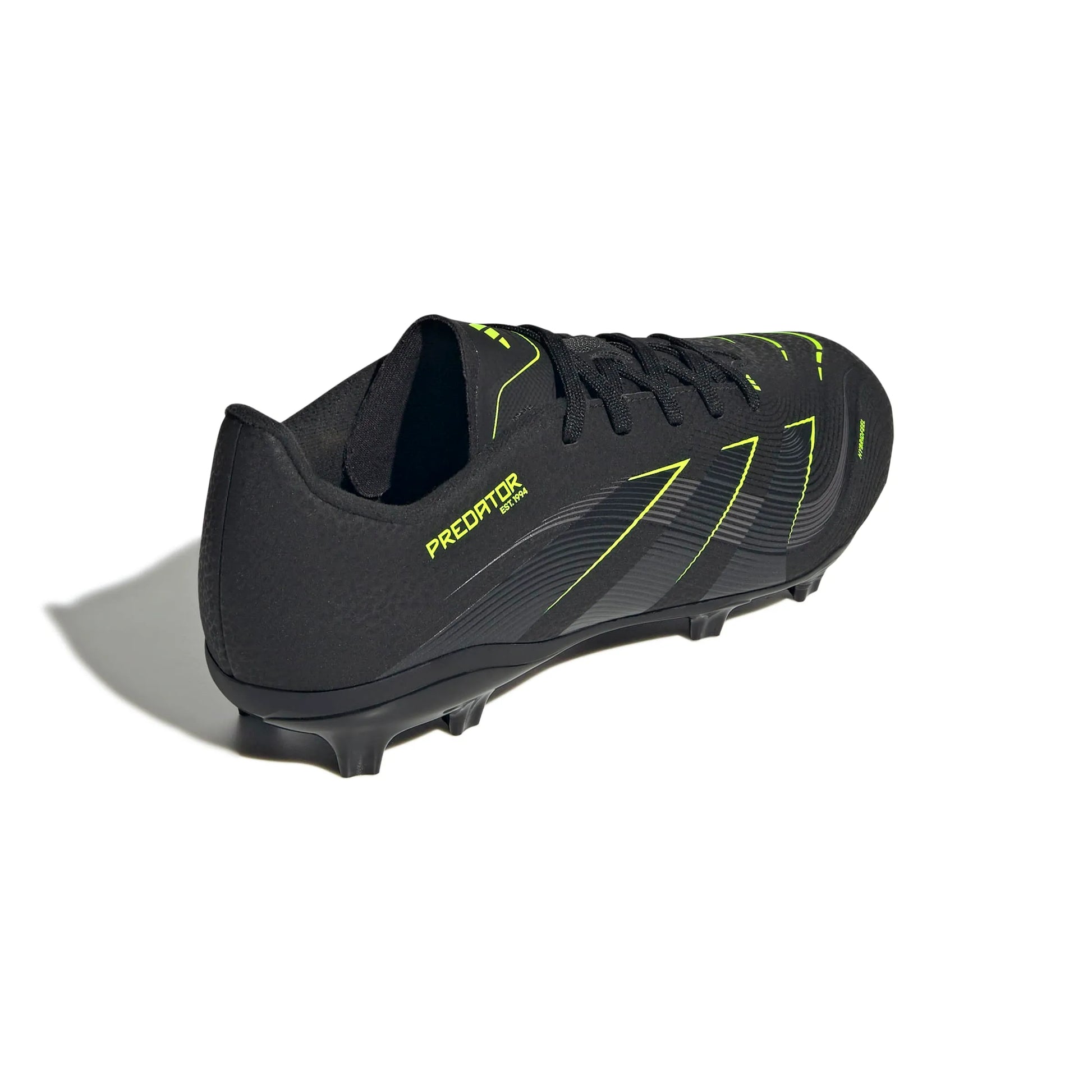 adidas JR Predator League Firm-Multi Ground Soccer Cleats - Electric Stealth Pack (FA25) (Lateral - Back)