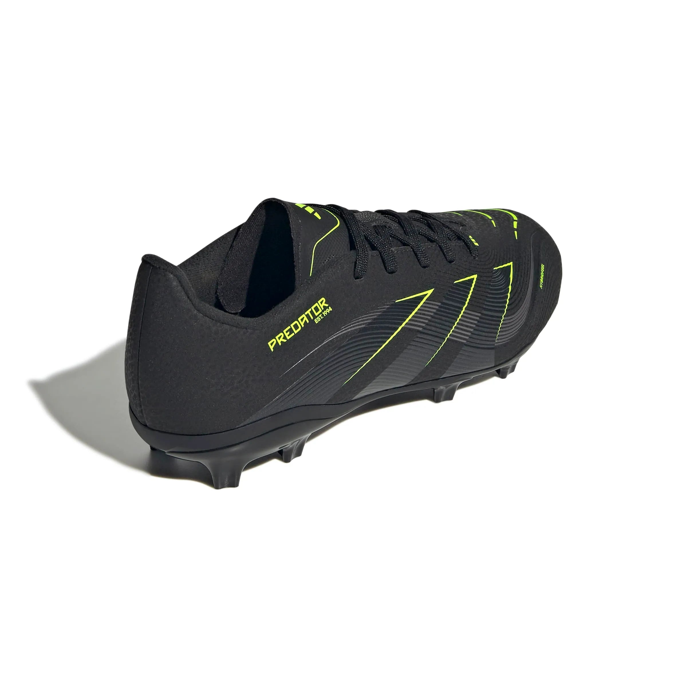 adidas JR Predator League Firm-Multi Ground Soccer Cleats - Electric Stealth Pack (FA25) (Lateral - Back)