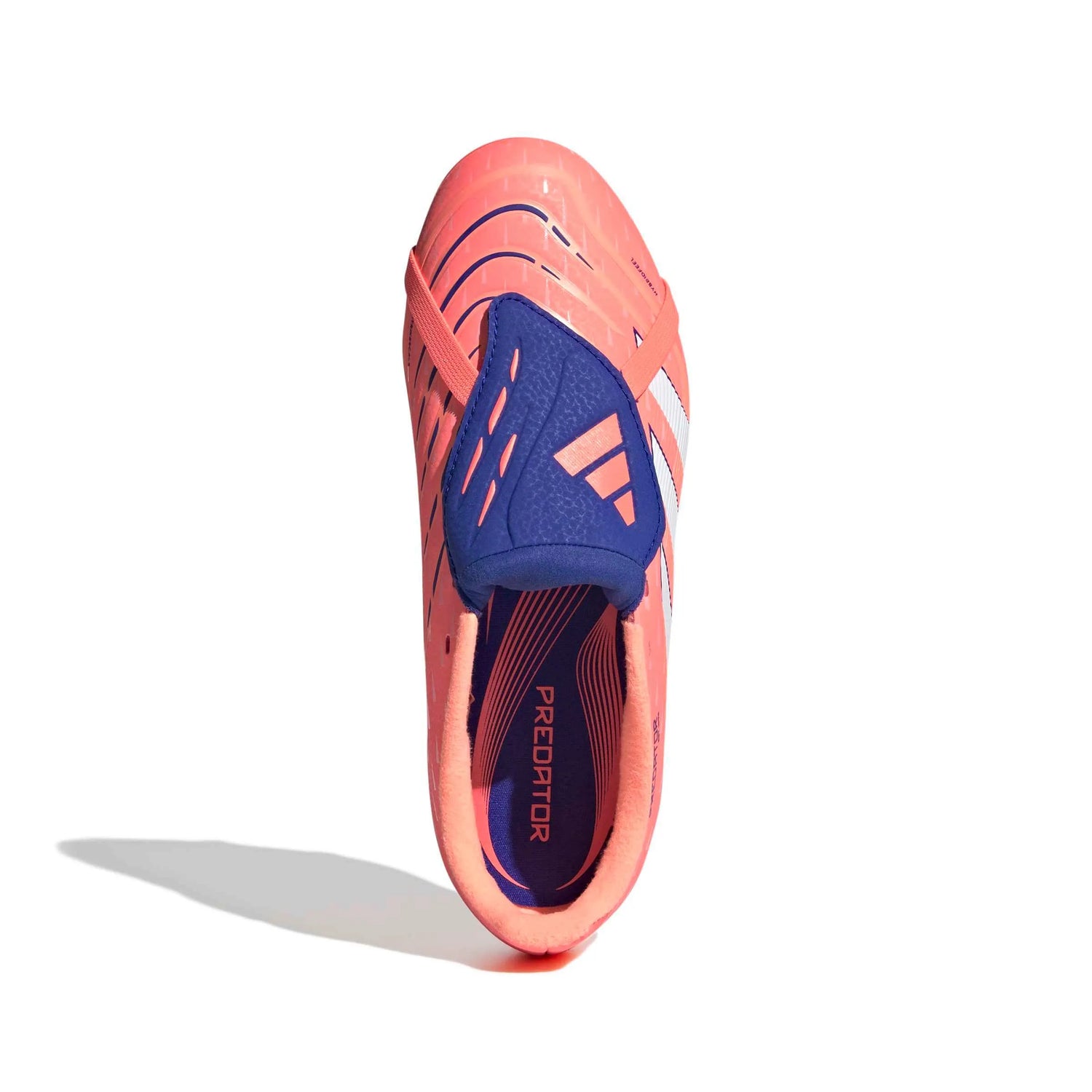 adidas JR Predator League Fold-Over Tongue Firm-Multi Ground Soccer Cleats - Coral Blaze Pack (FA25) (Top)