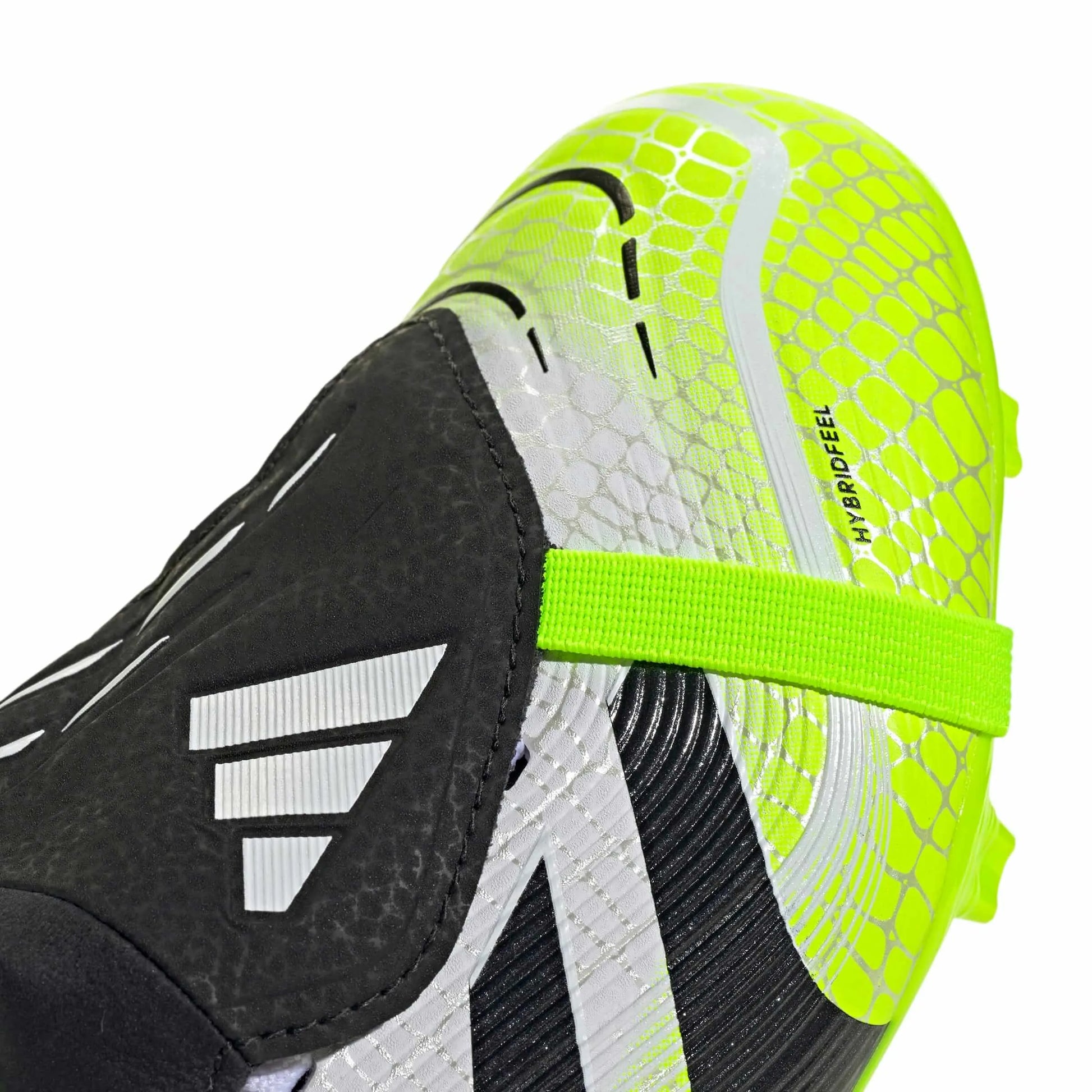 adidas JR Predator League Fold-Over Tongue Firm-Multi Ground Soccer Cleats - Radiant Blaze Pack (FA25) (Detail 2)