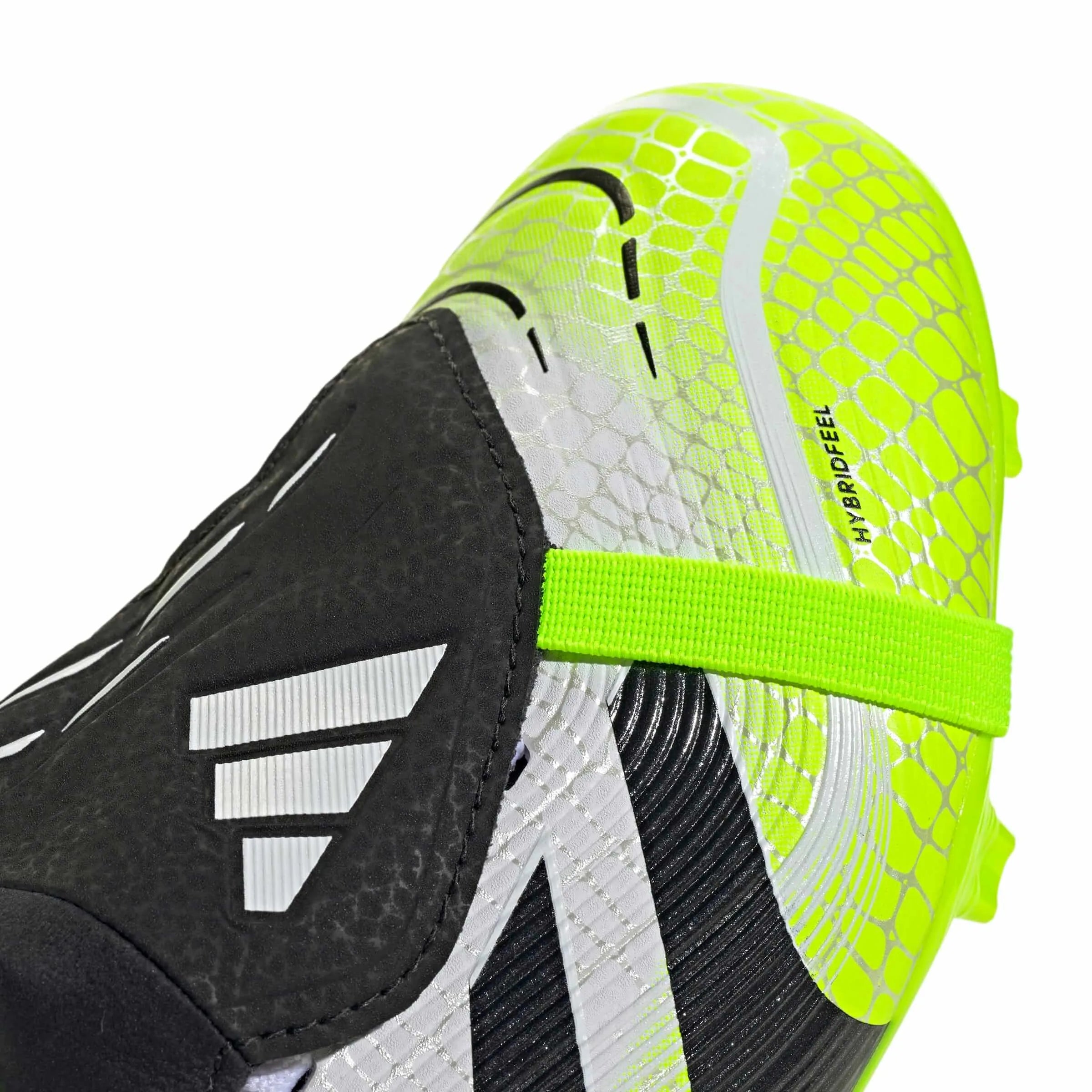adidas JR Predator League Fold-Over Tongue Firm-Multi Ground Soccer Cleats - Radiant Blaze Pack (FA25) (Detail 2)