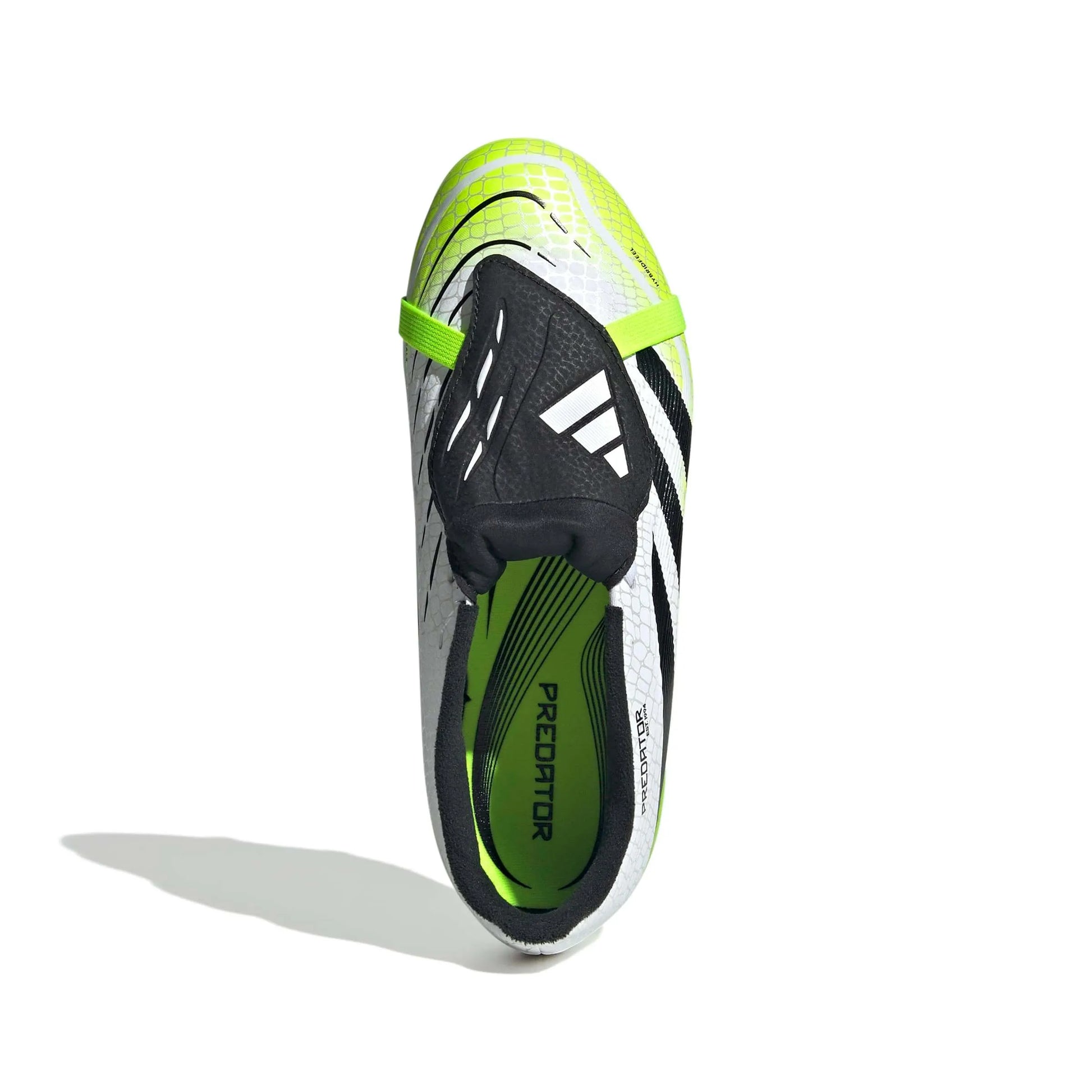 adidas JR Predator League Fold-Over Tongue Firm-Multi Ground Soccer Cleats - Radiant Blaze Pack (FA25) (Top)