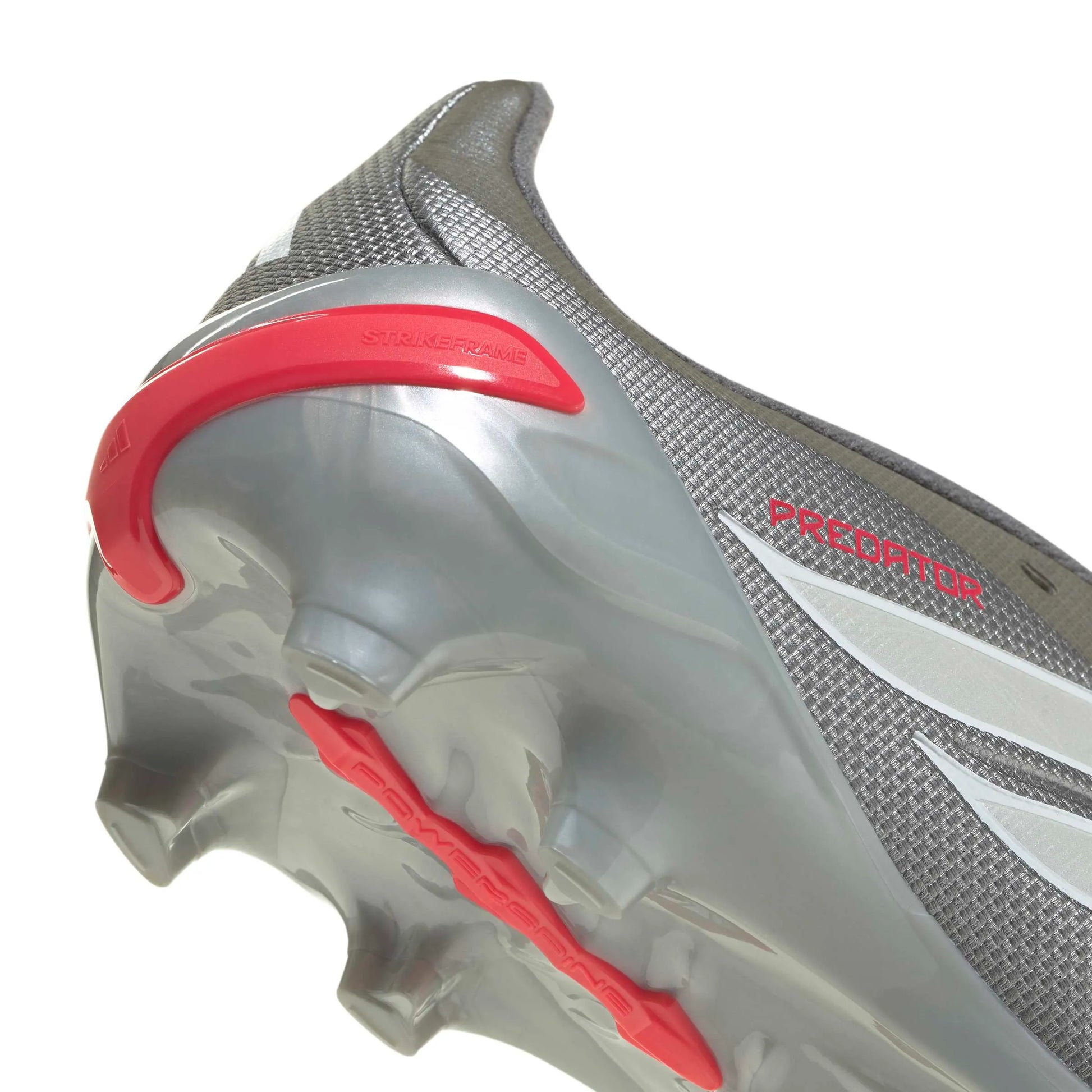 adidas JR Predator League Fold-Over Tongue Firm Ground Soccer Cleats - Finishers Steel Pack (SP26) (Detail 2)