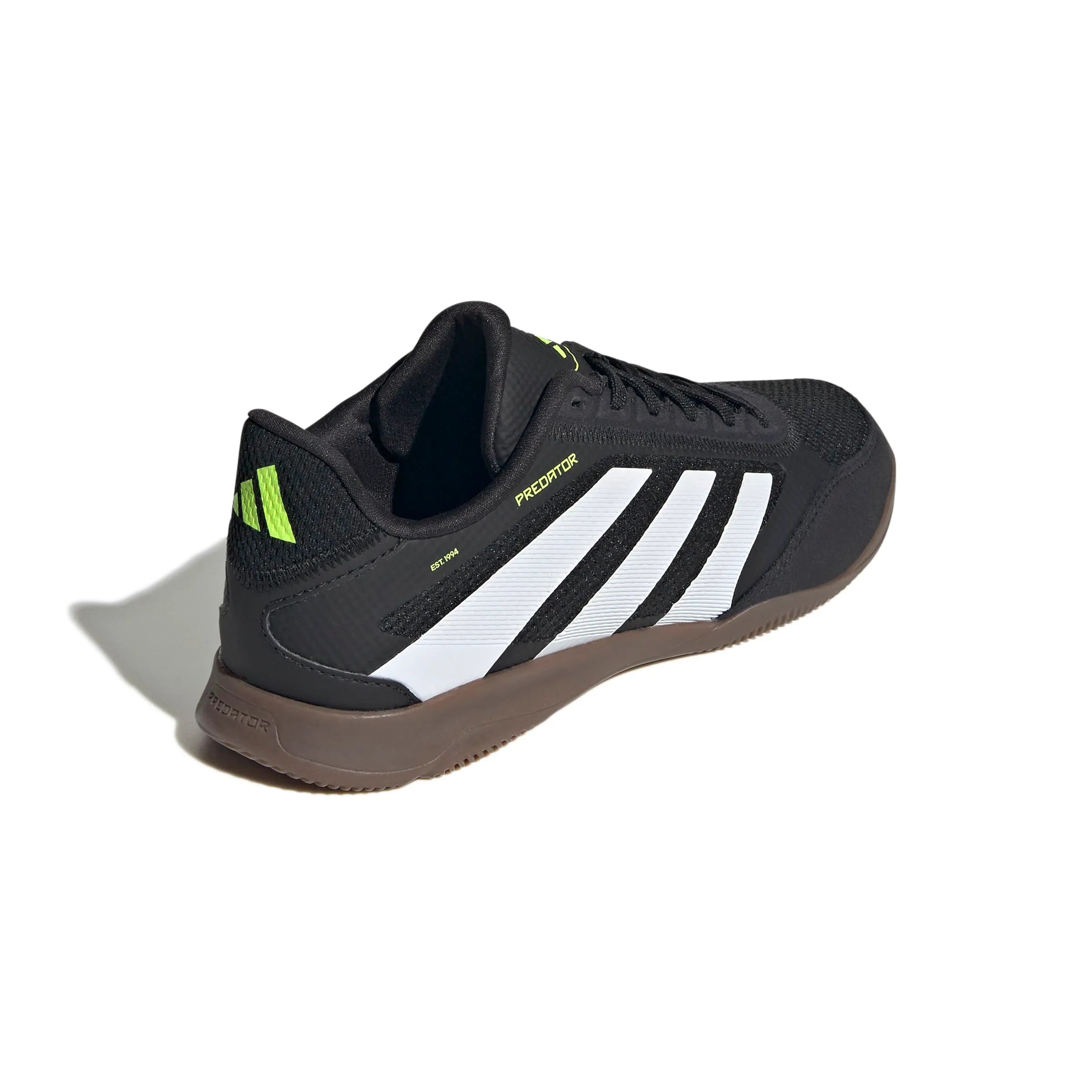 adidas JR Predator League Indoor Soccer Shoes - Electric Stealth Pack (FA25) (Lateral - Back)