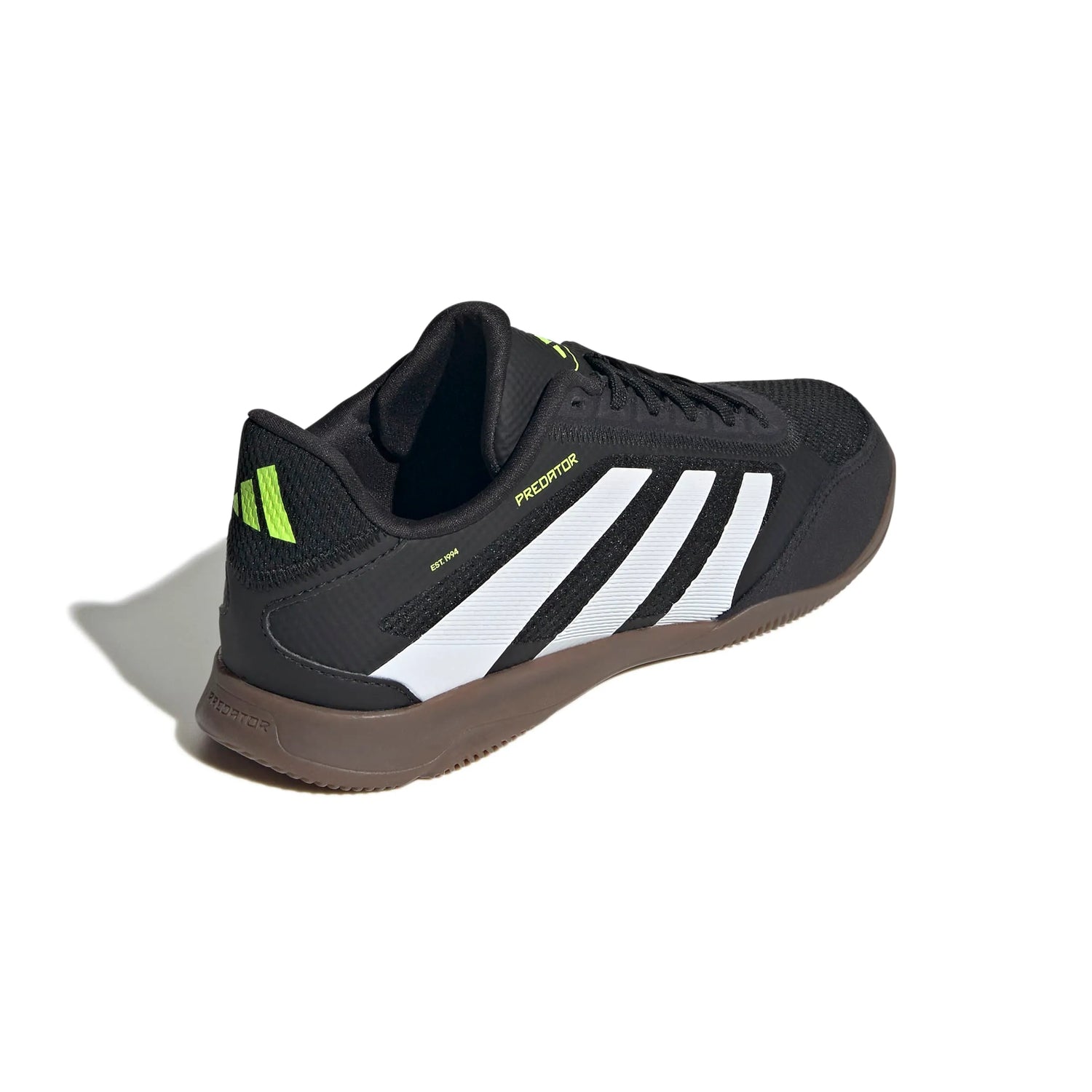 adidas JR Predator League Indoor Soccer Shoes - Electric Stealth Pack (FA25) (Lateral - Back)