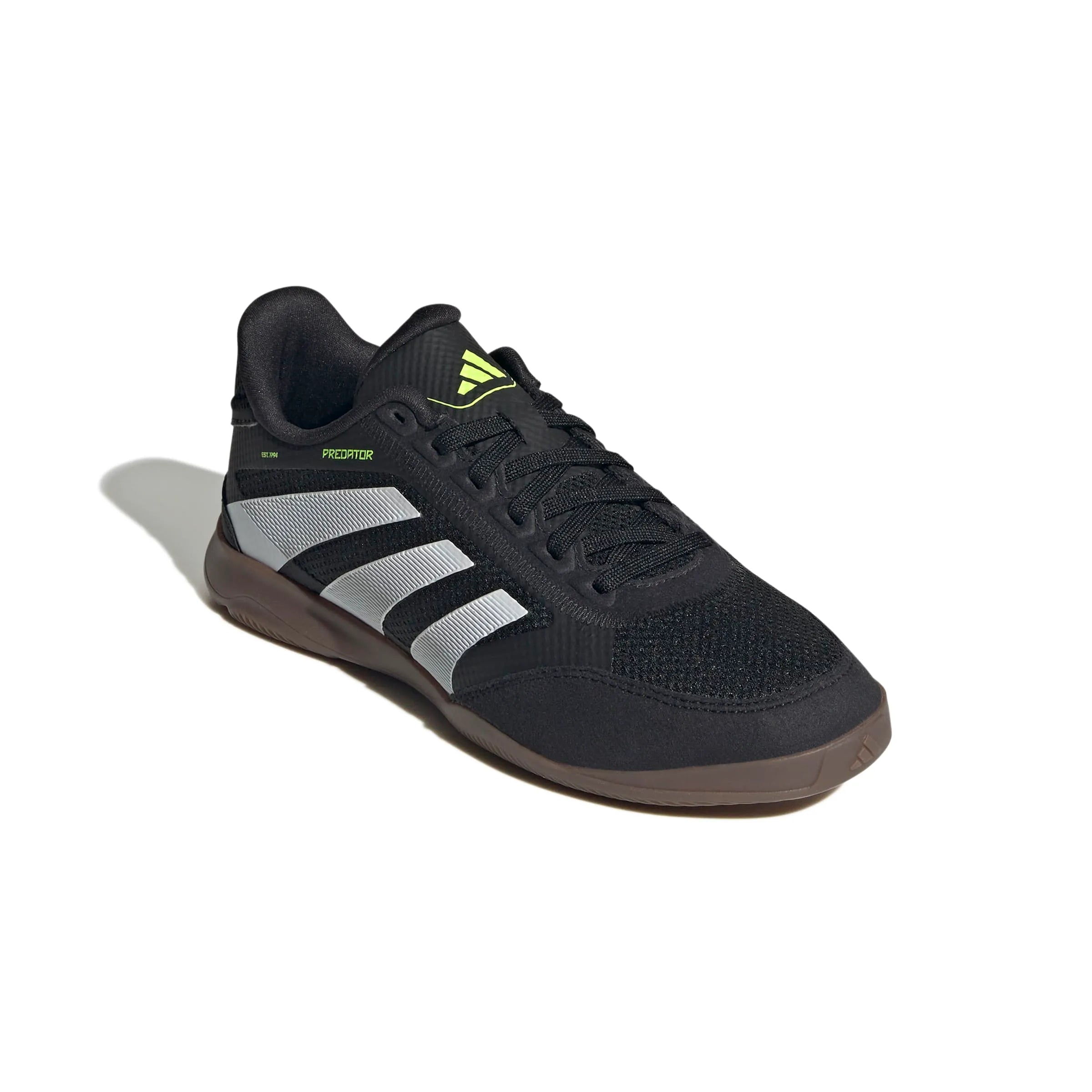 adidas JR Predator League Indoor Soccer Shoes - Electric Stealth Pack (FA25) (Lateral - Front)