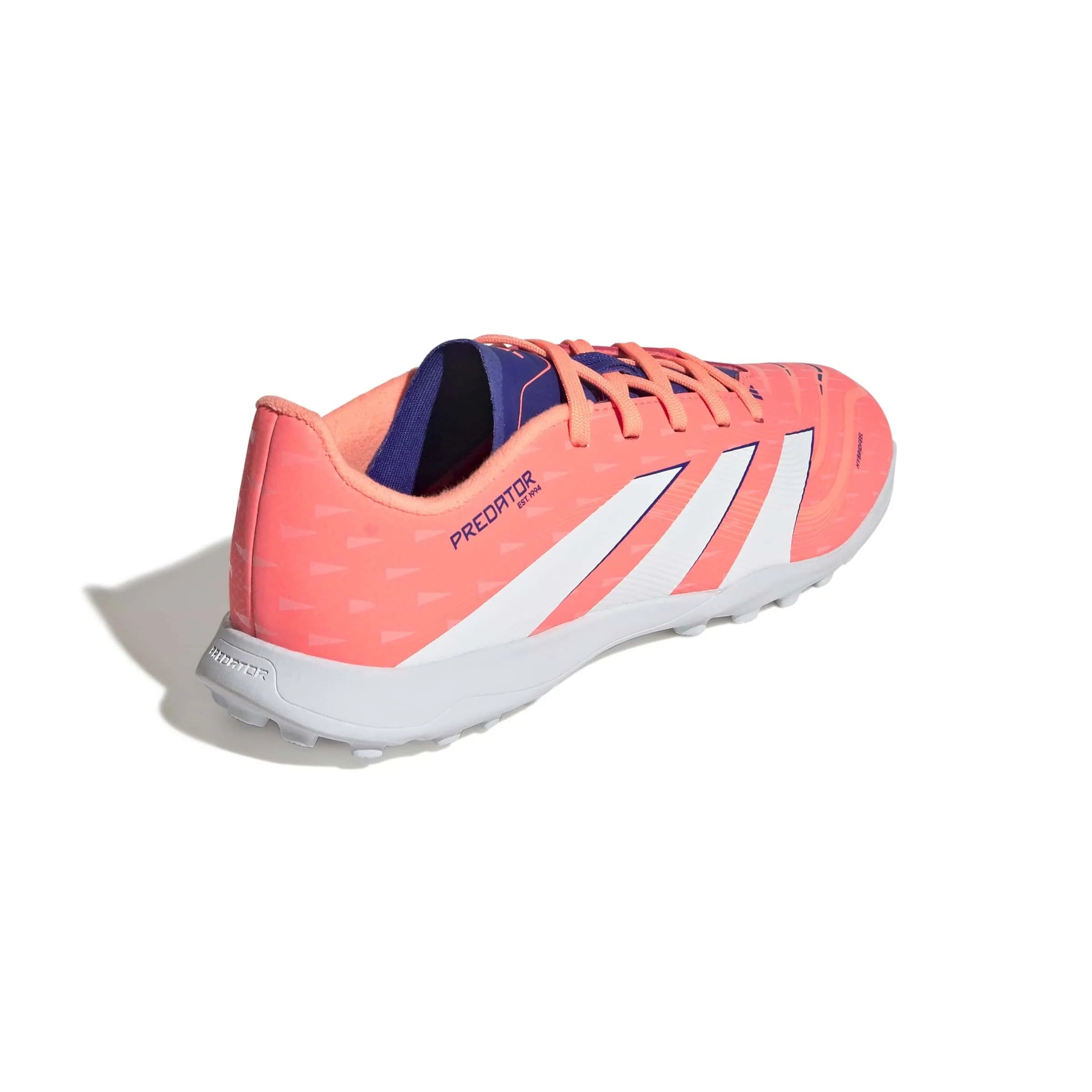 adidas JR Predator League Turf Soccer Shoes - Coral Blaze Pack (FA25) (Lateral - Back)