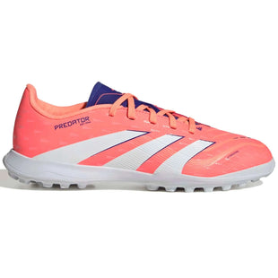 adidas JR Predator League Turf Soccer Shoes - Coral Blaze Pack (FA25) (Side 1)