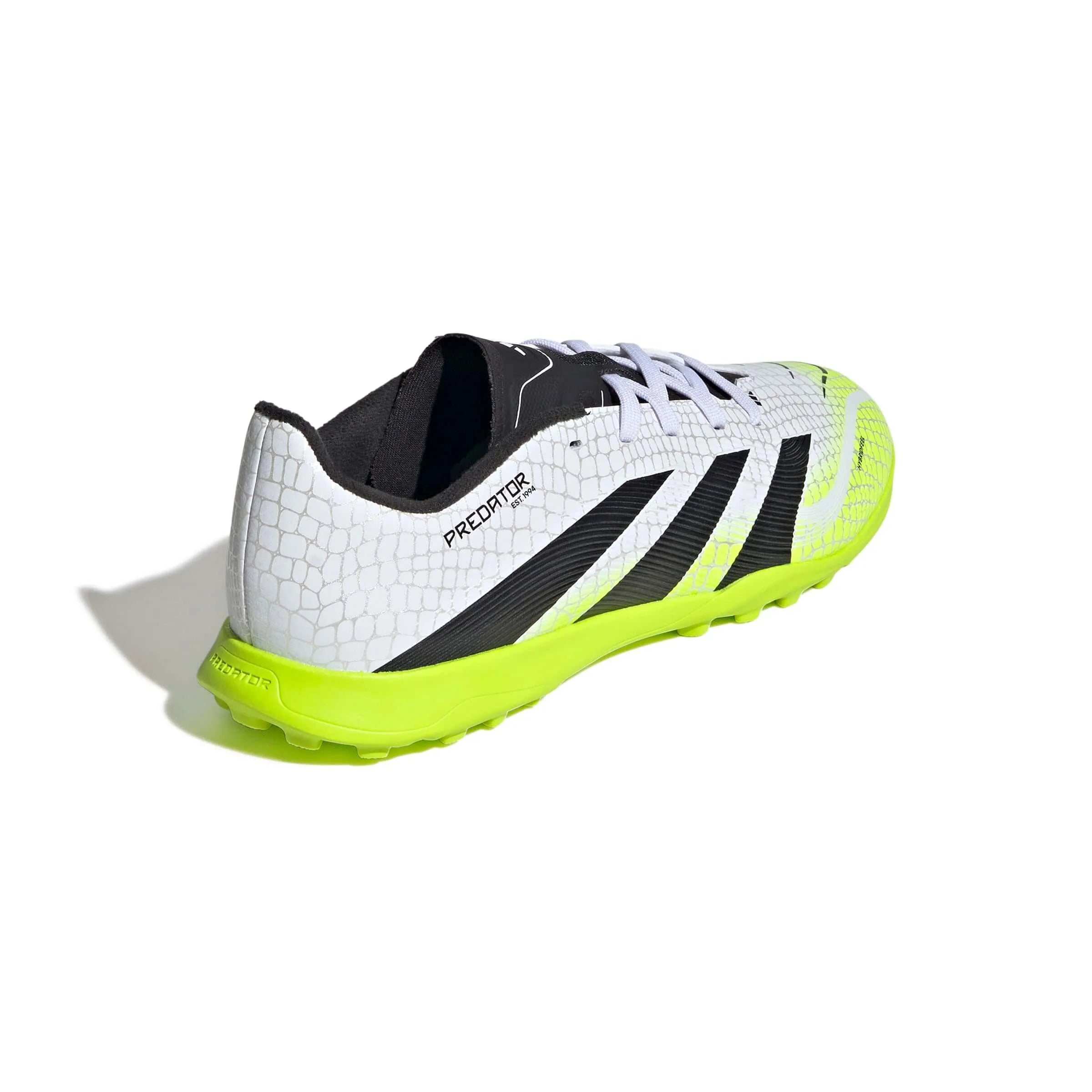 adidas JR Predator League Turf Soccer Shoes - Radiant Blaze Pack (FA25) (Lateral - Back)