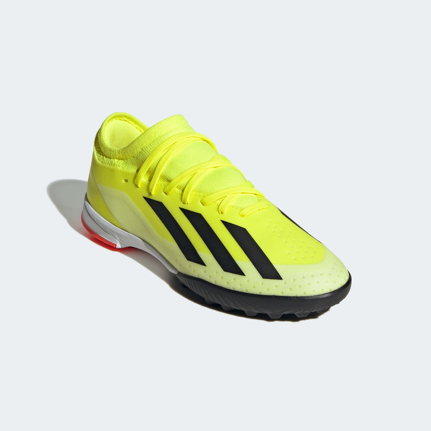 adidas JR X Crazyfast League Turf - Solar Energy Pack (SP24) (Lateral - Front)