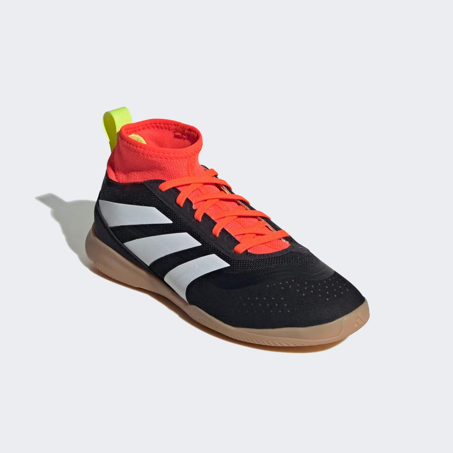 adidas Jr Predator League Sock Indoor - Solar Energy Pack (SP24) (Lateral - Front)