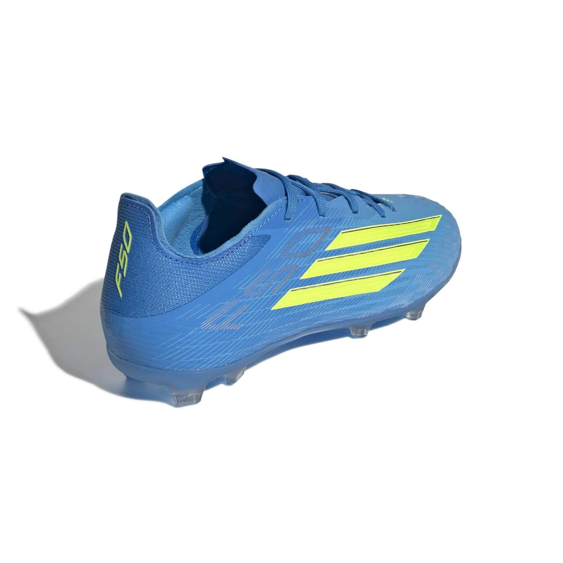 adidas Junior F50 Elite Firm Ground Soccer Cleats - Ice Cold Precision Pack (SP26) (Lateral - Back)