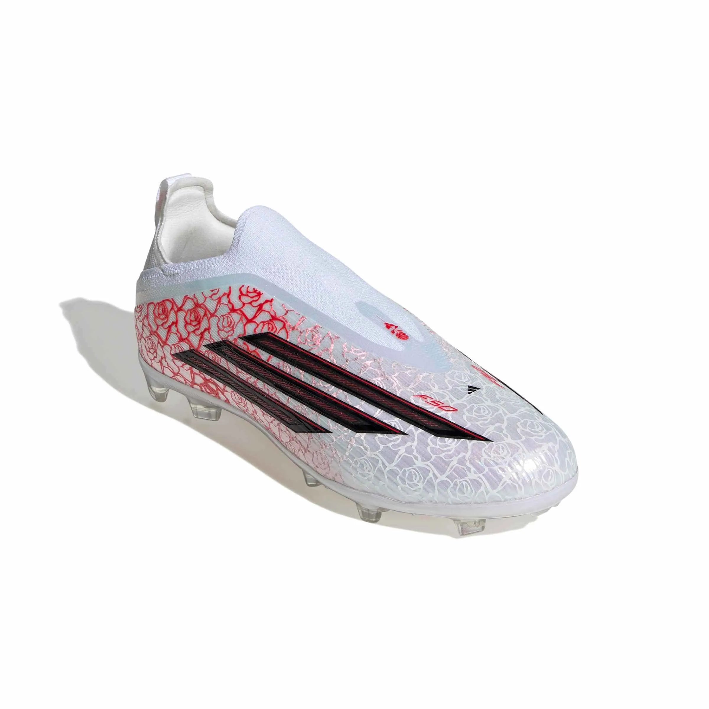 adidas Junior F50 Elite Laceless Firm Ground Soccer Cleats - Lamine Yamal Pack (SP26) (Lateral - Front)