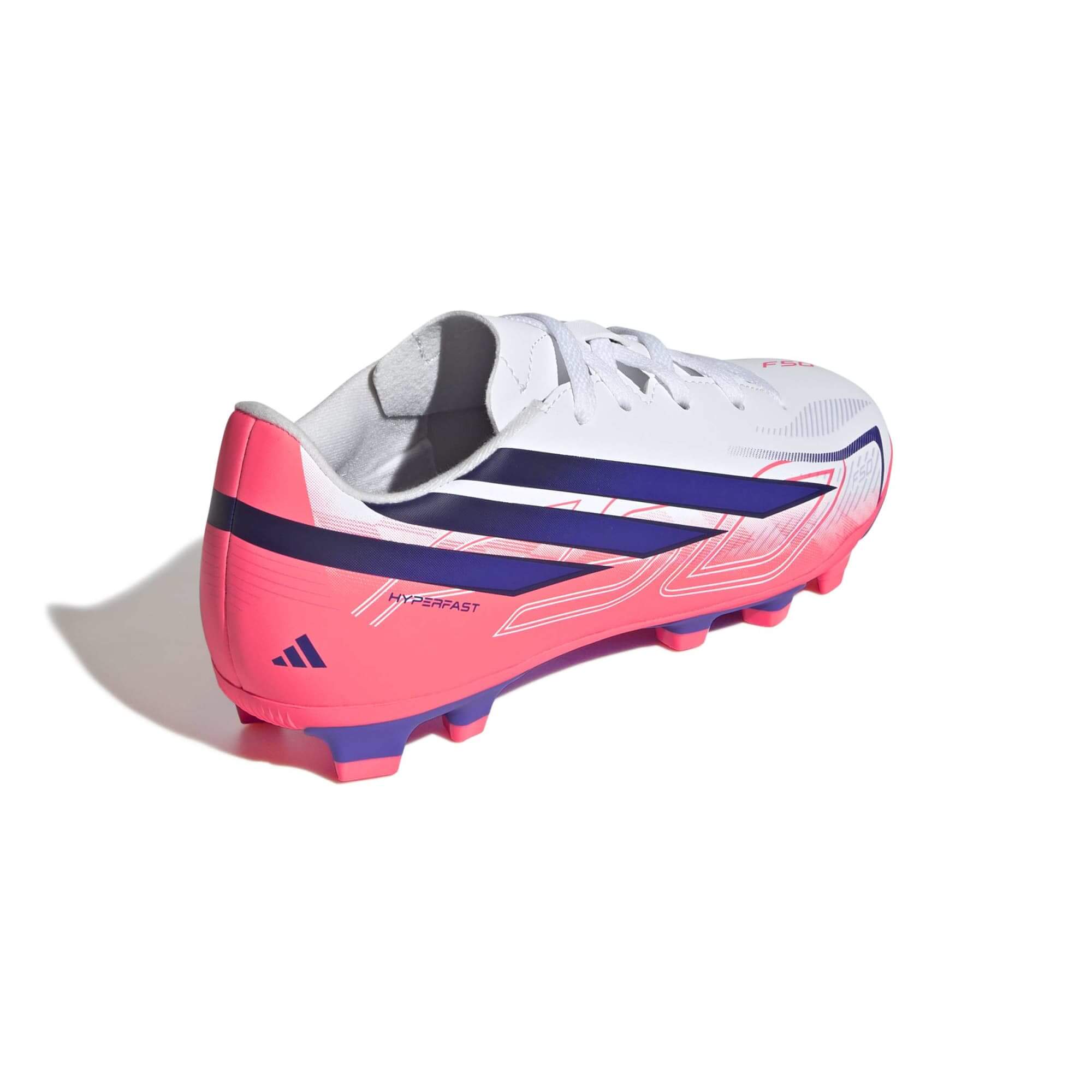 adidas Junior F50 Hyperfast Club Firm-Multi Ground Soccer Cleats - Chaos Vs Control Pack (FA26) (Lateral - Back)