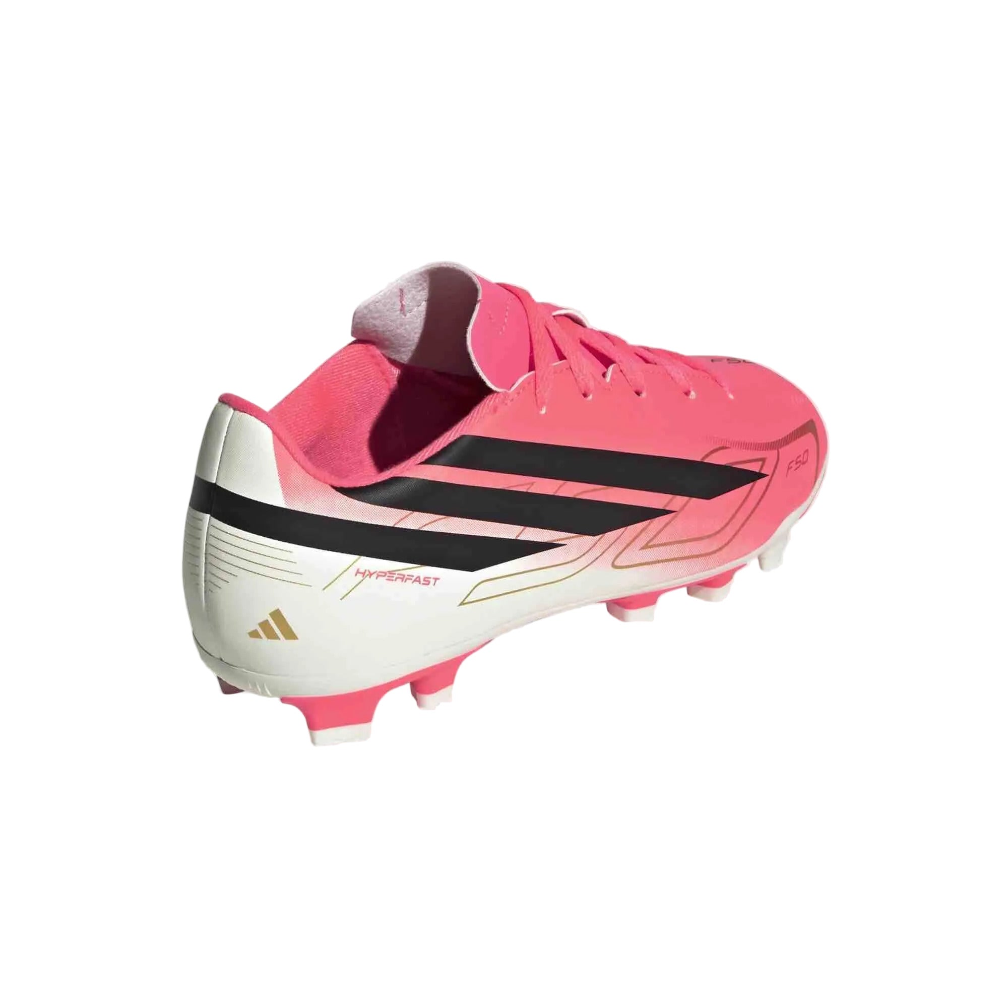 adidas Junior F50 Hyperfast Club Firm_Multi Ground Soccer Cleats - Road To Glory Pack (SP26) (Lateral - Back)