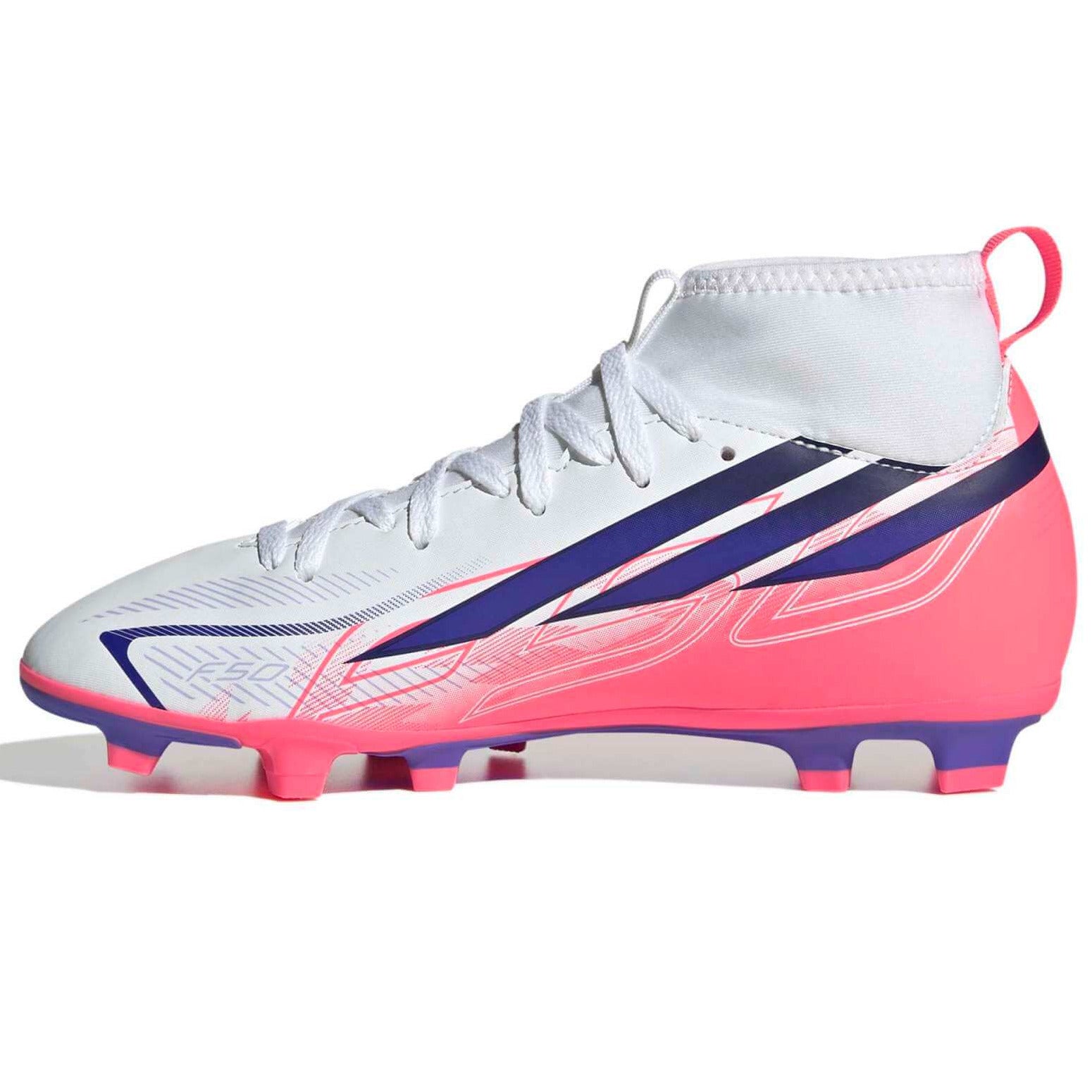 adidas Junior F50 Hyperfast Club Mid Firm-Multi Ground Soccer Cleats - Chaos Vs Control Pack (FA26) (Side 2)