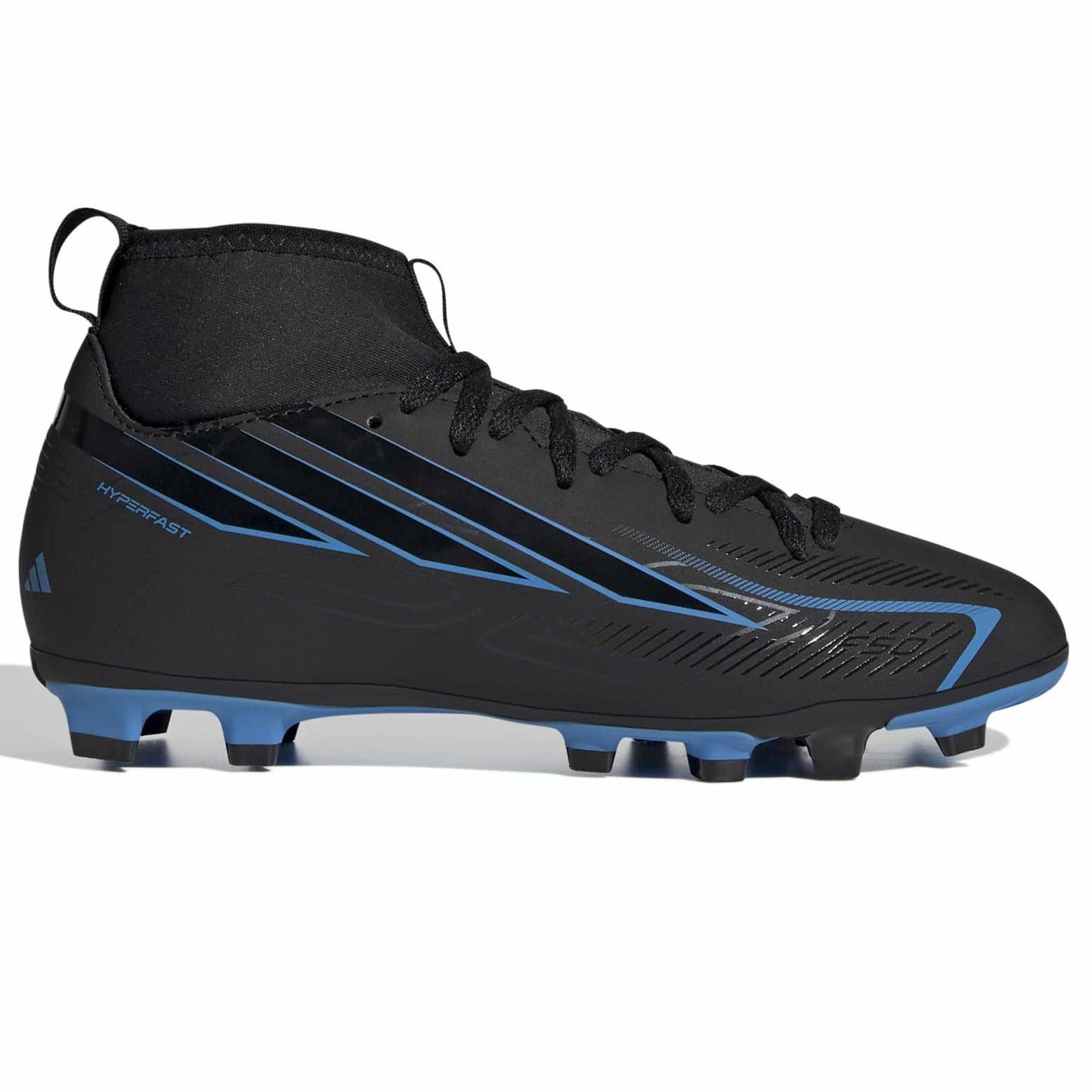 adidas Junior F50 Hyperfast Club Mid Firm-Multi Ground Soccer Cleats - Immortal DNA Pack (FA26) (Side 1)