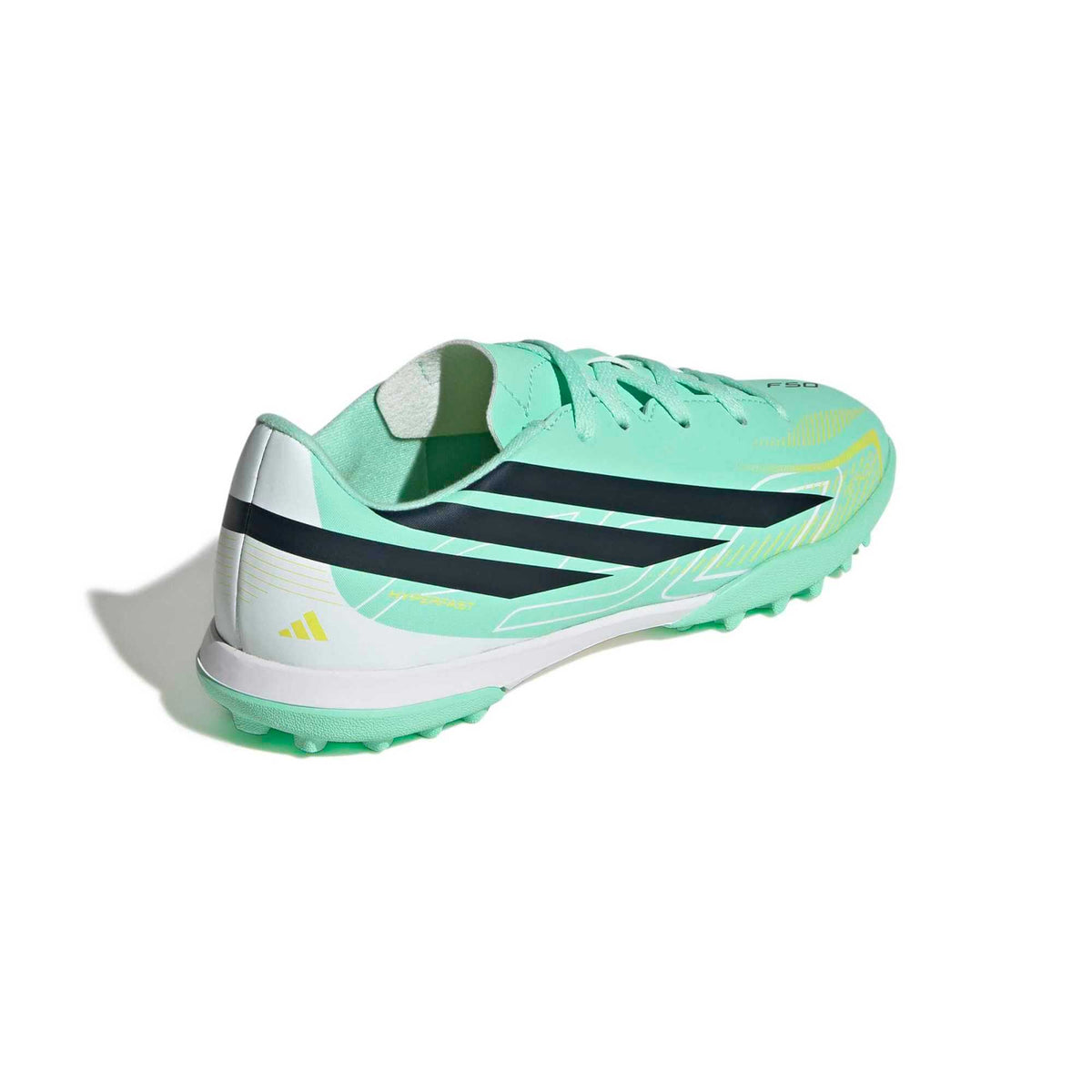 adidas Junior F50 Hyperfast Club Turf Soccer Shoes - Final Rush Pack (FA26) (Lateral - Back)
