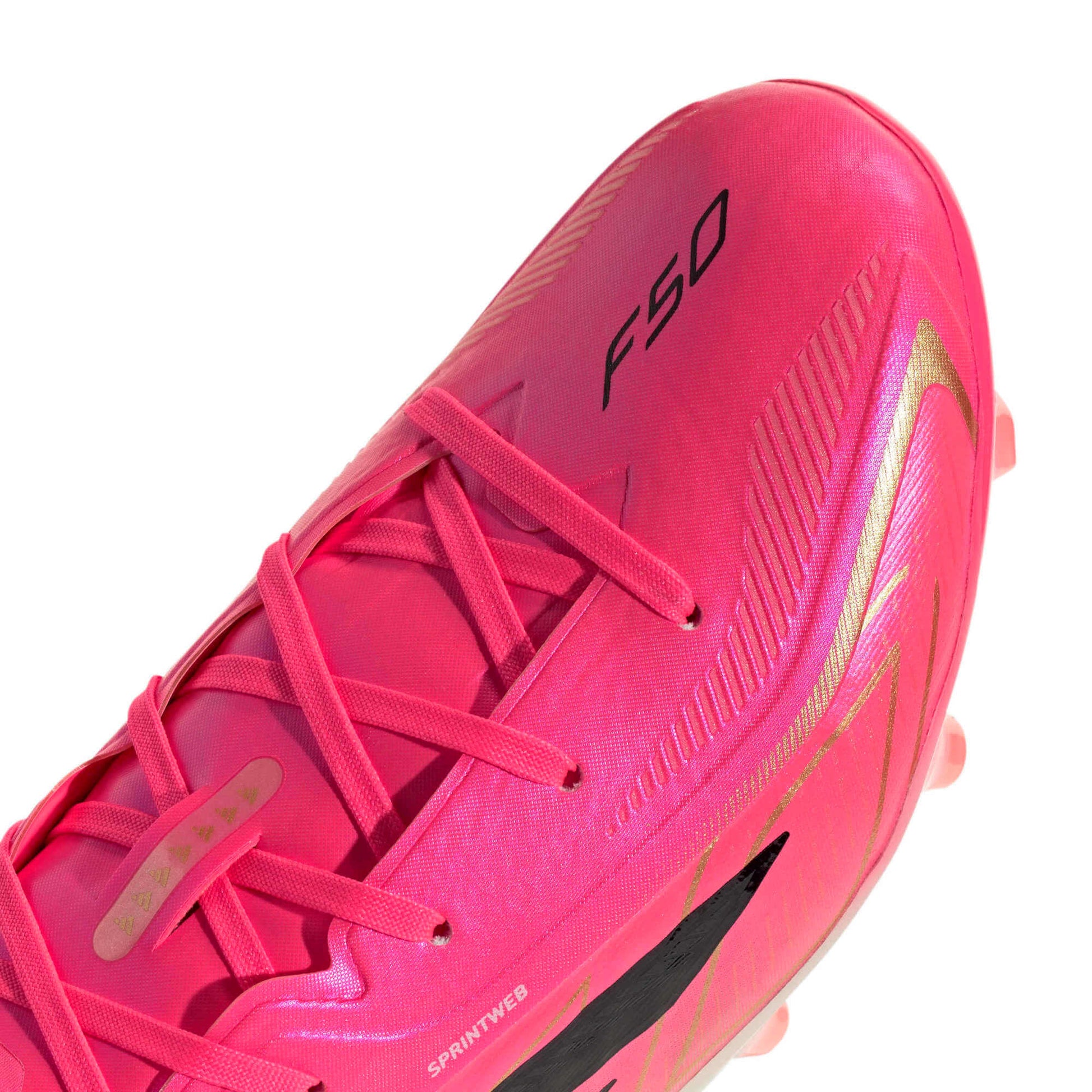 adidas Junior F50 Hyperfast Elite Firm Ground Soccer Cleats - Road To Glory Pack (SP26) (Detail 1)