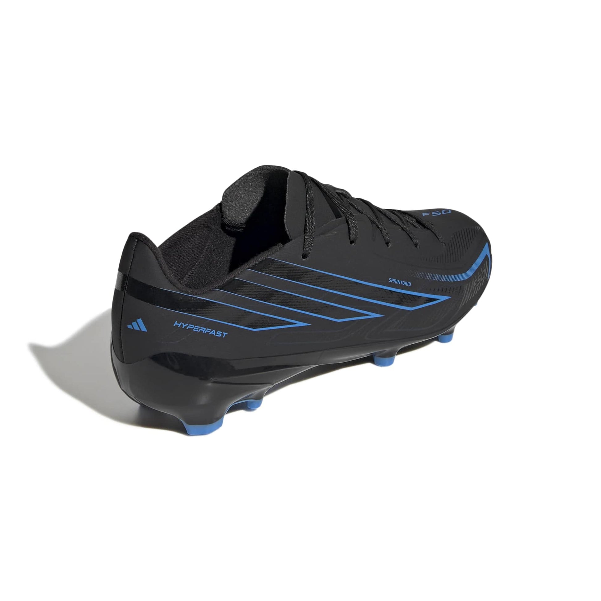 adidas Junior F50 Hyperfast League Firm Ground Soccer Cleats - Immortal DNA Pack (FA26) (Lateral - Back)