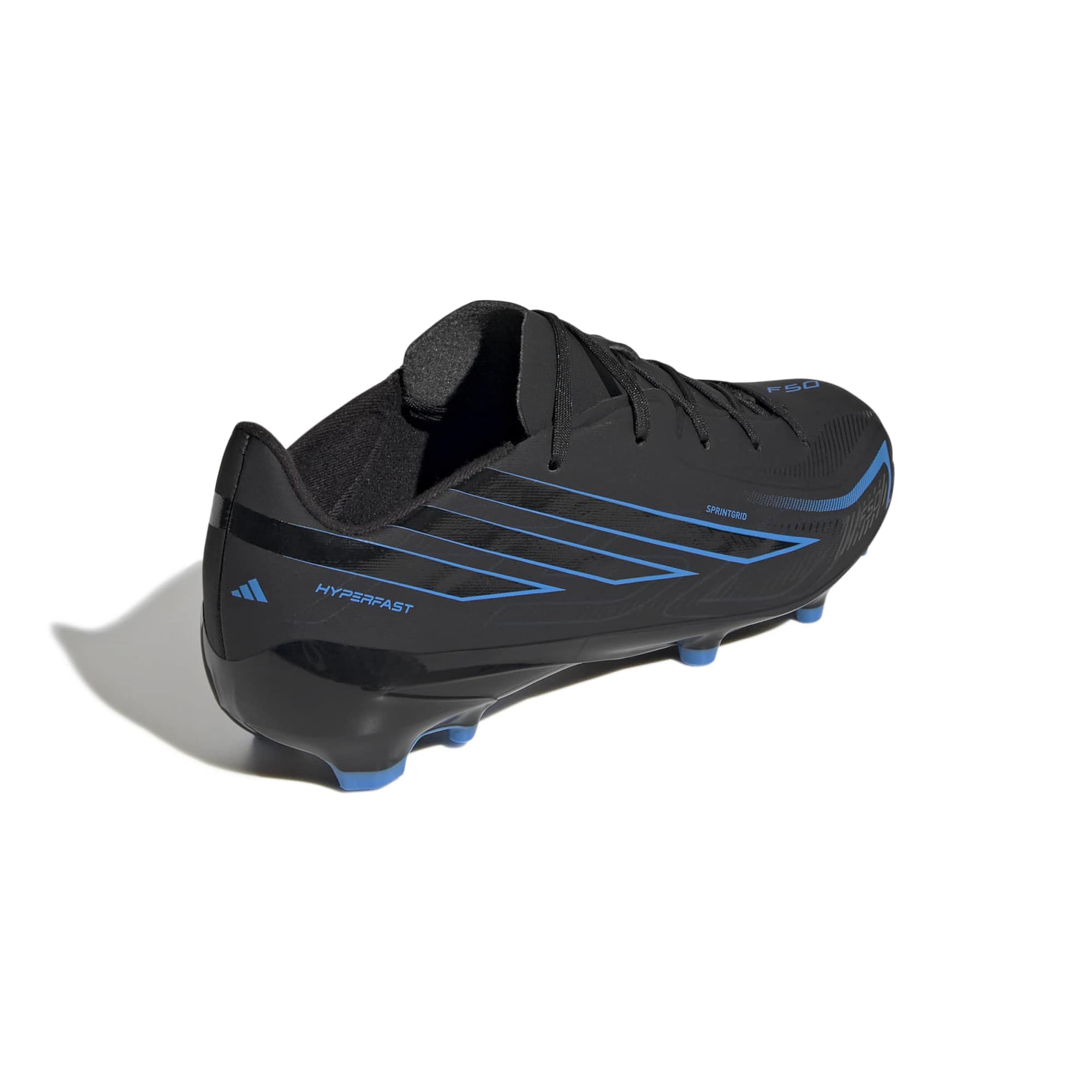 adidas Junior F50 Hyperfast League Firm Ground Soccer Cleats - Immortal DNA Pack (FA26) (Lateral - Back)
