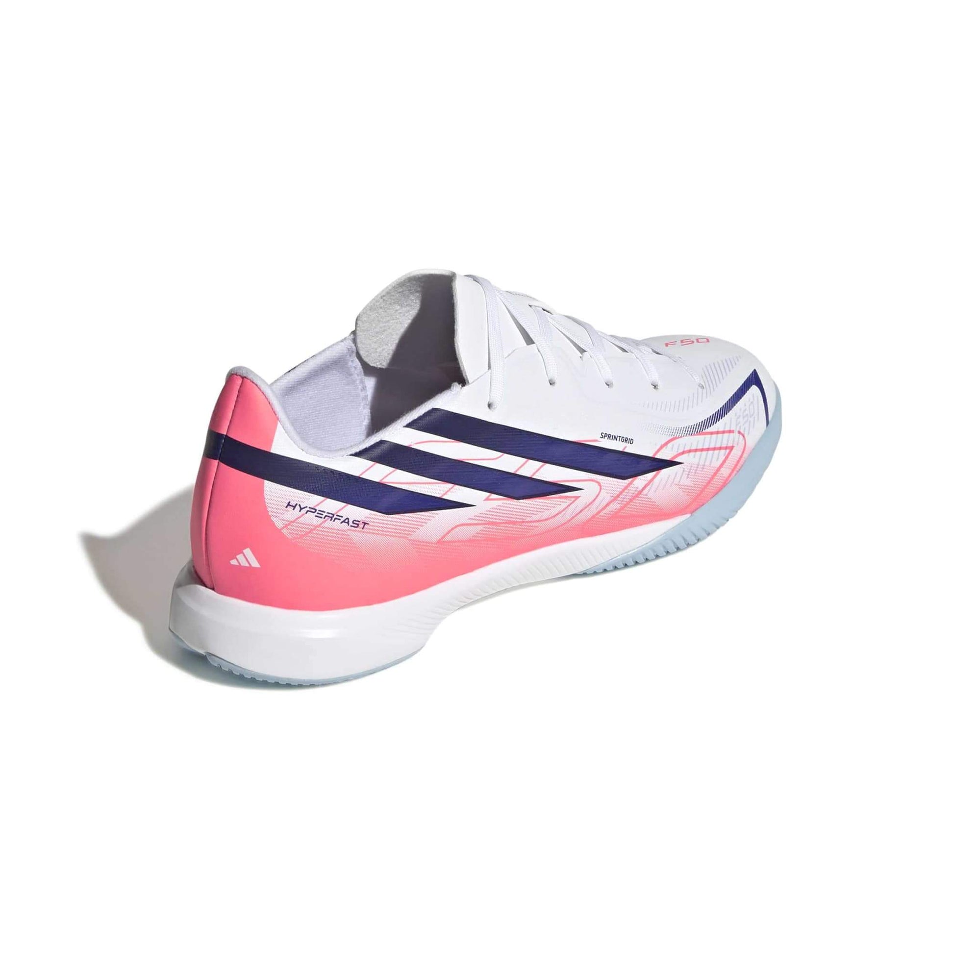 adidas Junior F50 Hyperfast League Indoor Soccer Shoes - Chaos Vs Control Pack (FA26) (Lateral - Back)