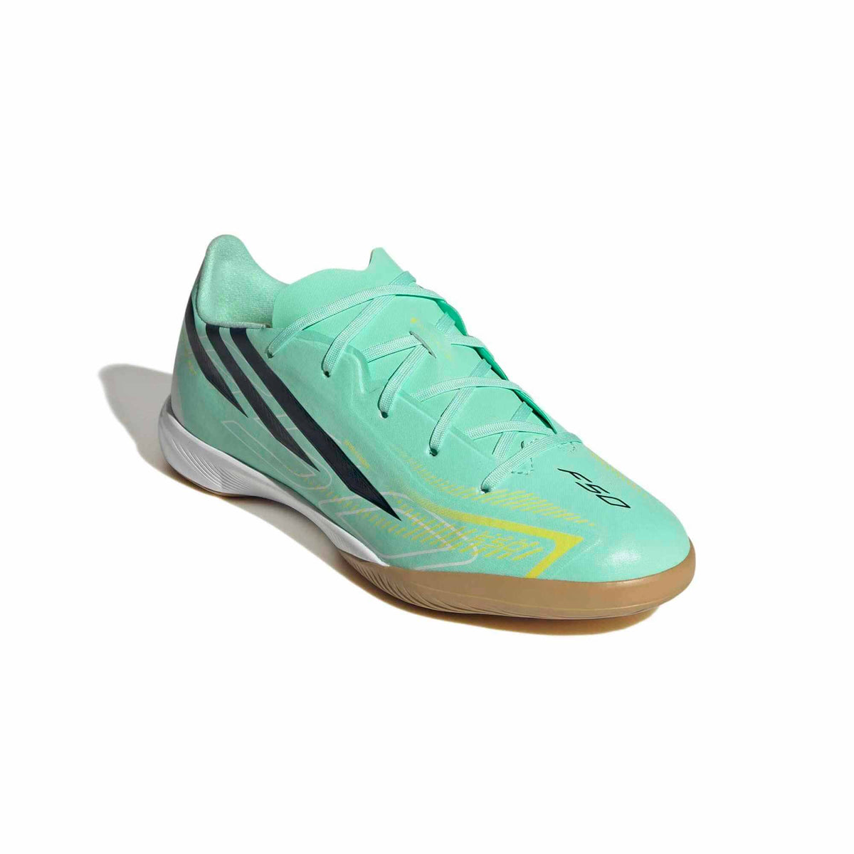 adidas Junior F50 Hyperfast League Indoor Soccer Shoes - Final Rush Pack (FA26) (Lateral - Front)