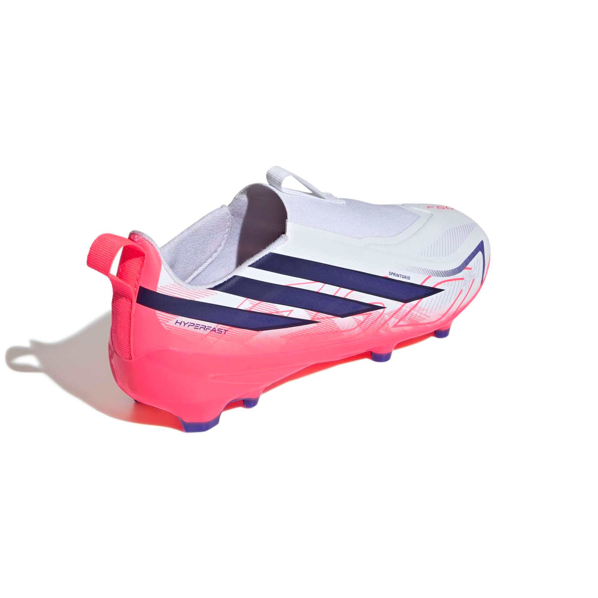 adidas Junior F50 Hyperfast League Laceless Firm Ground Soccer Cleats - Chaos Vs Control Pack (FA26) (Lateral - Back)