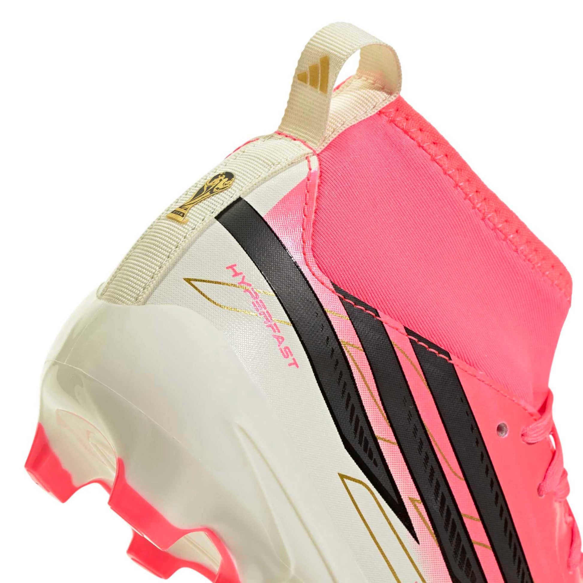 adidas Junior F50 Hyperfast League Mid Firm Ground Soccer Cleats - Road To Glory Pack (SP26) (Detail 2)